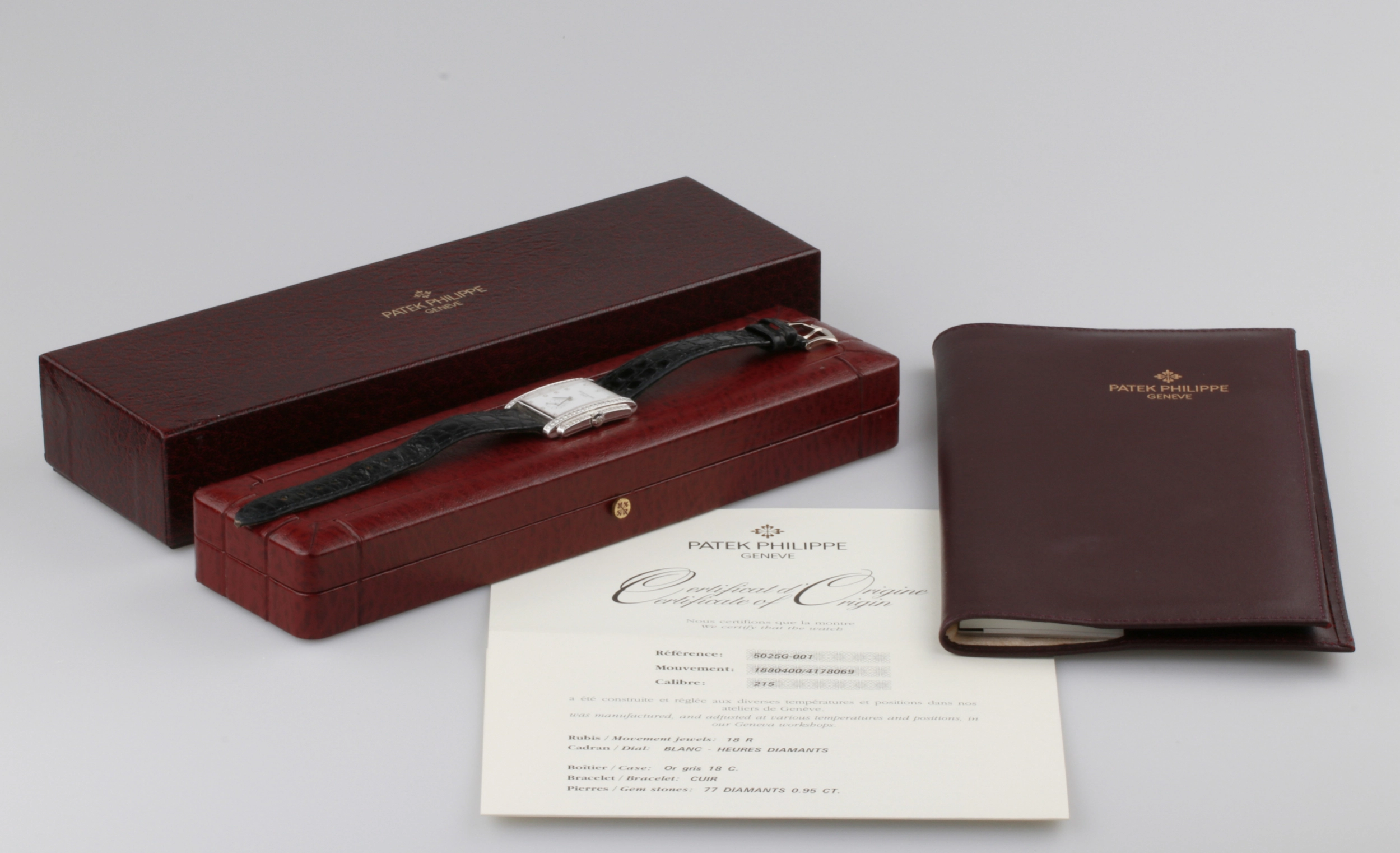 Часы PATEK PHILIPPE 5025G GONDOLO 18K WG