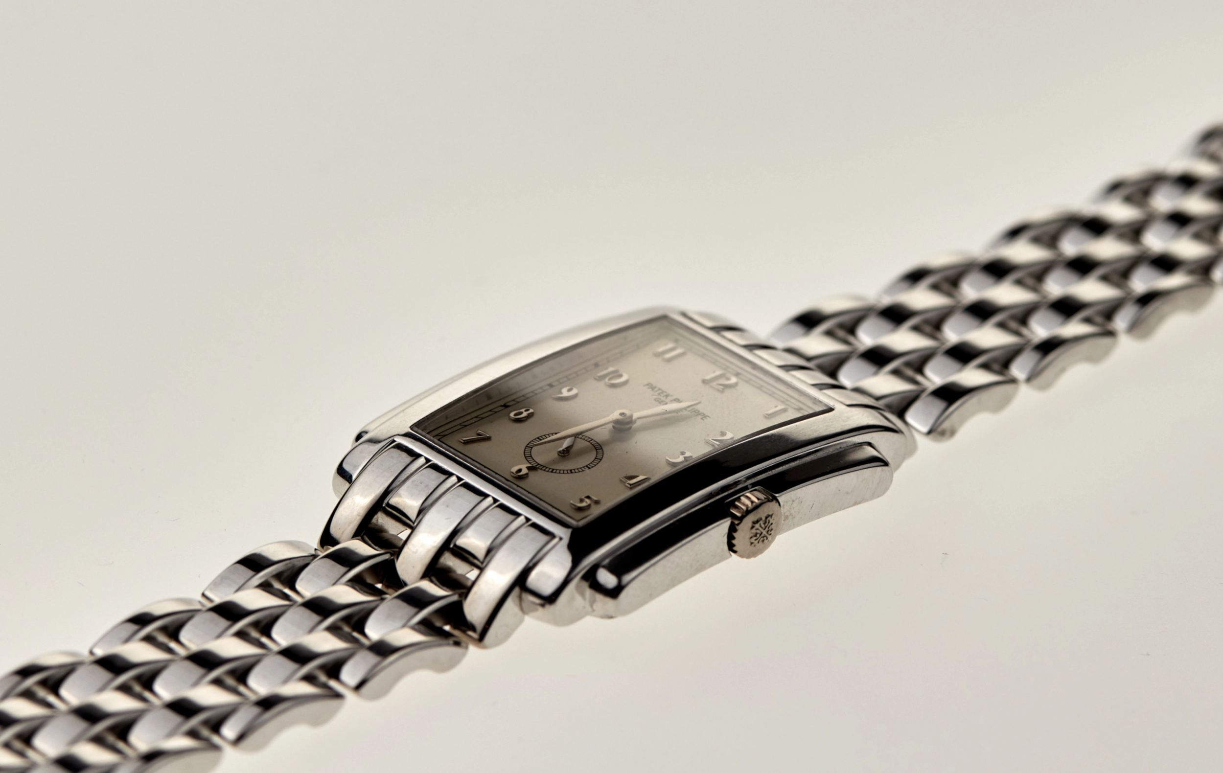 Часы Patek Philippe Gondolo Ref 5024 - White Gold on Bracelet 5024. 1G