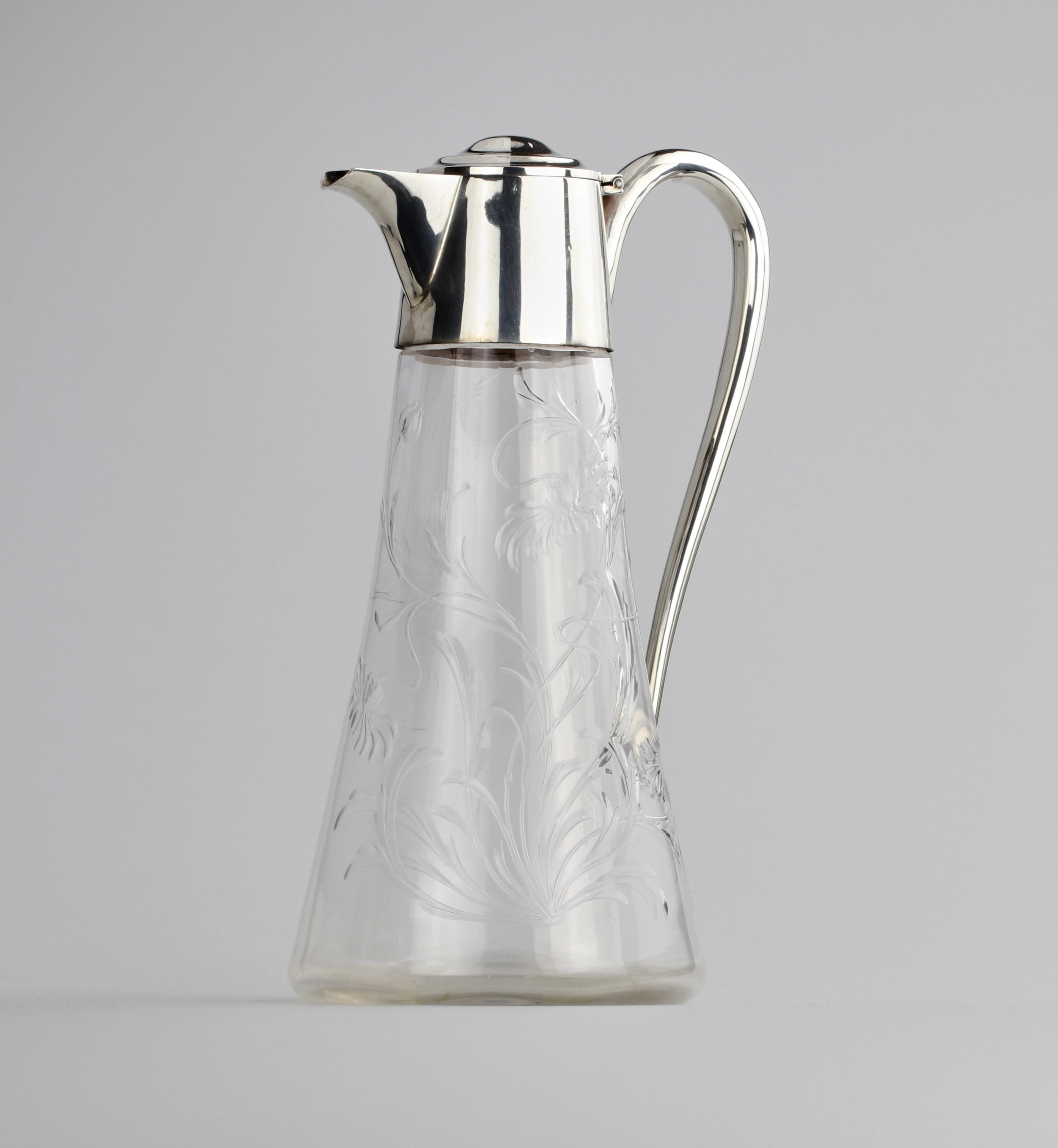 Cruche de style Art-Nouveau.Norton & White, Birmingham 1902.