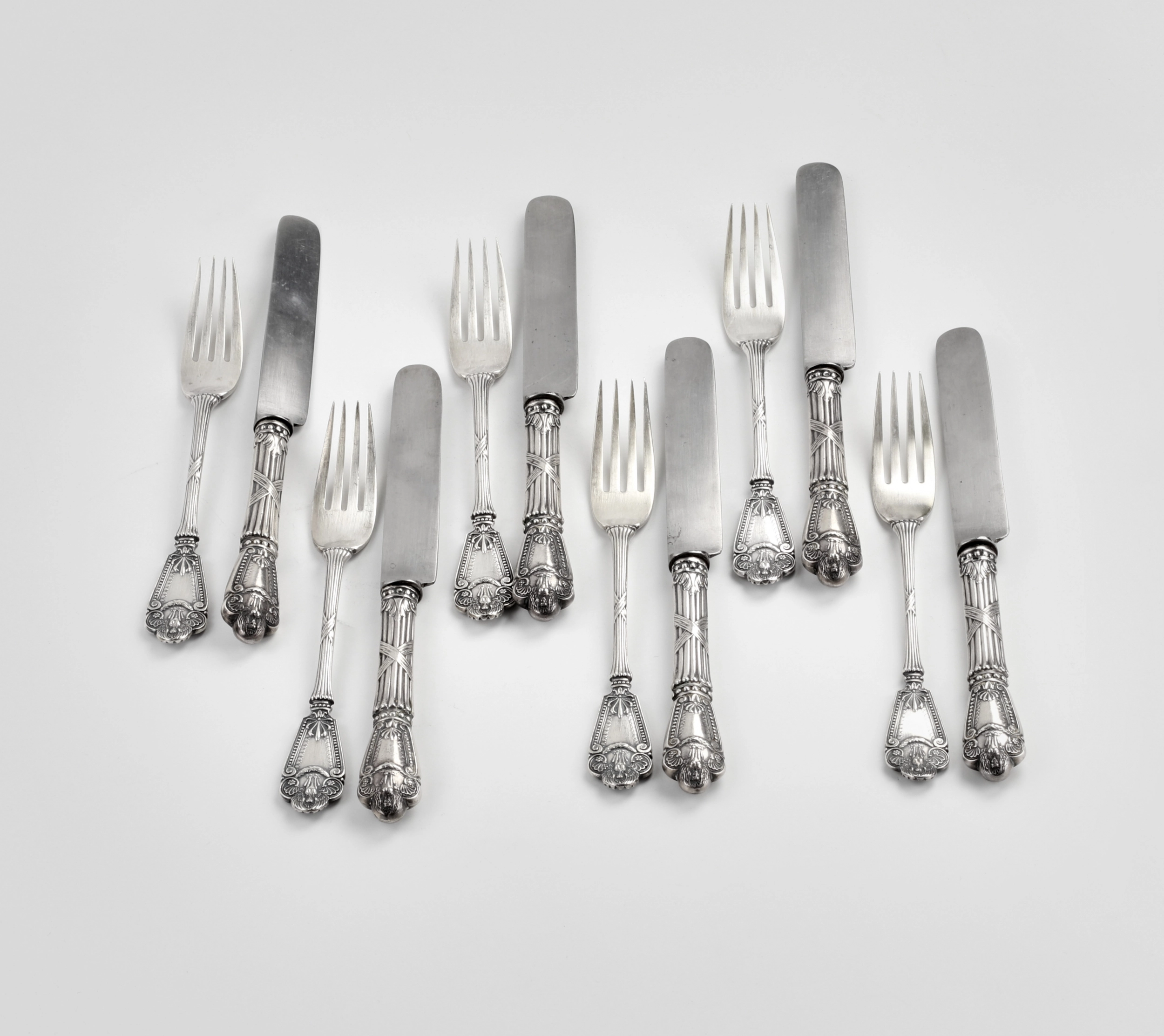 Silver table set 