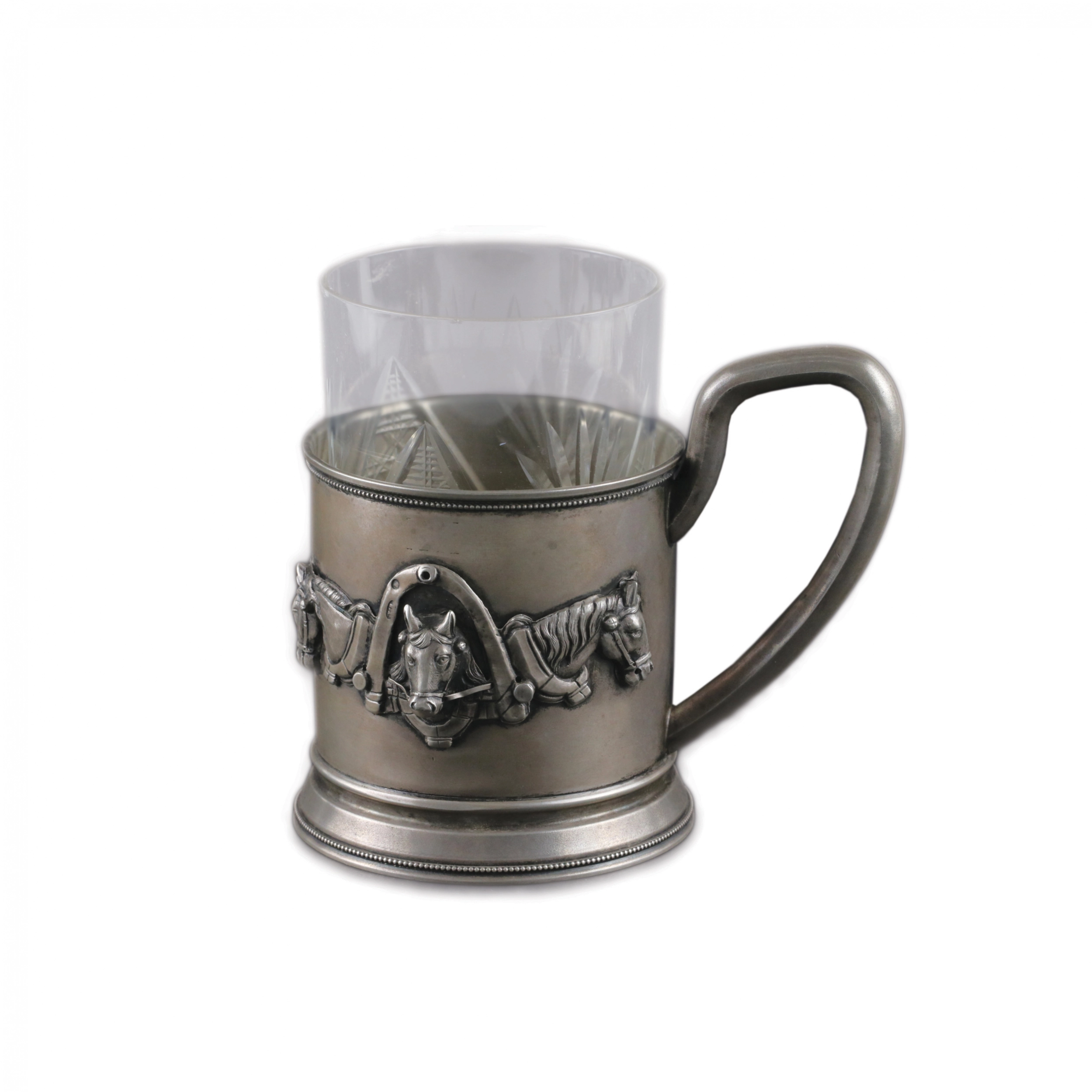 Porte-gobelet en argent Troika partenariat Khlebnikov IP, 