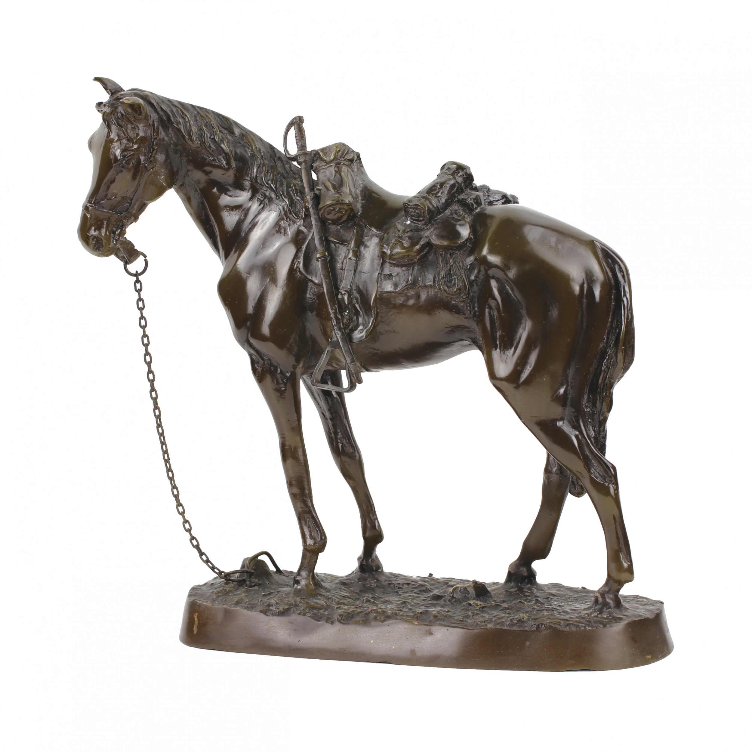Sculpture en bronze Cheval