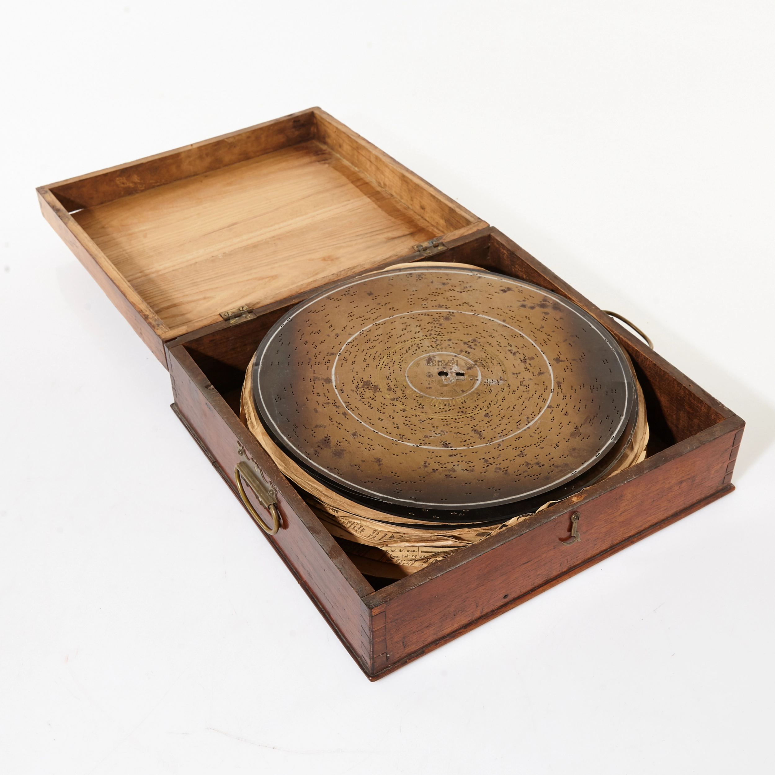 DISC MUSIC BOX. GERMANY, LATE 19TH CENTURY