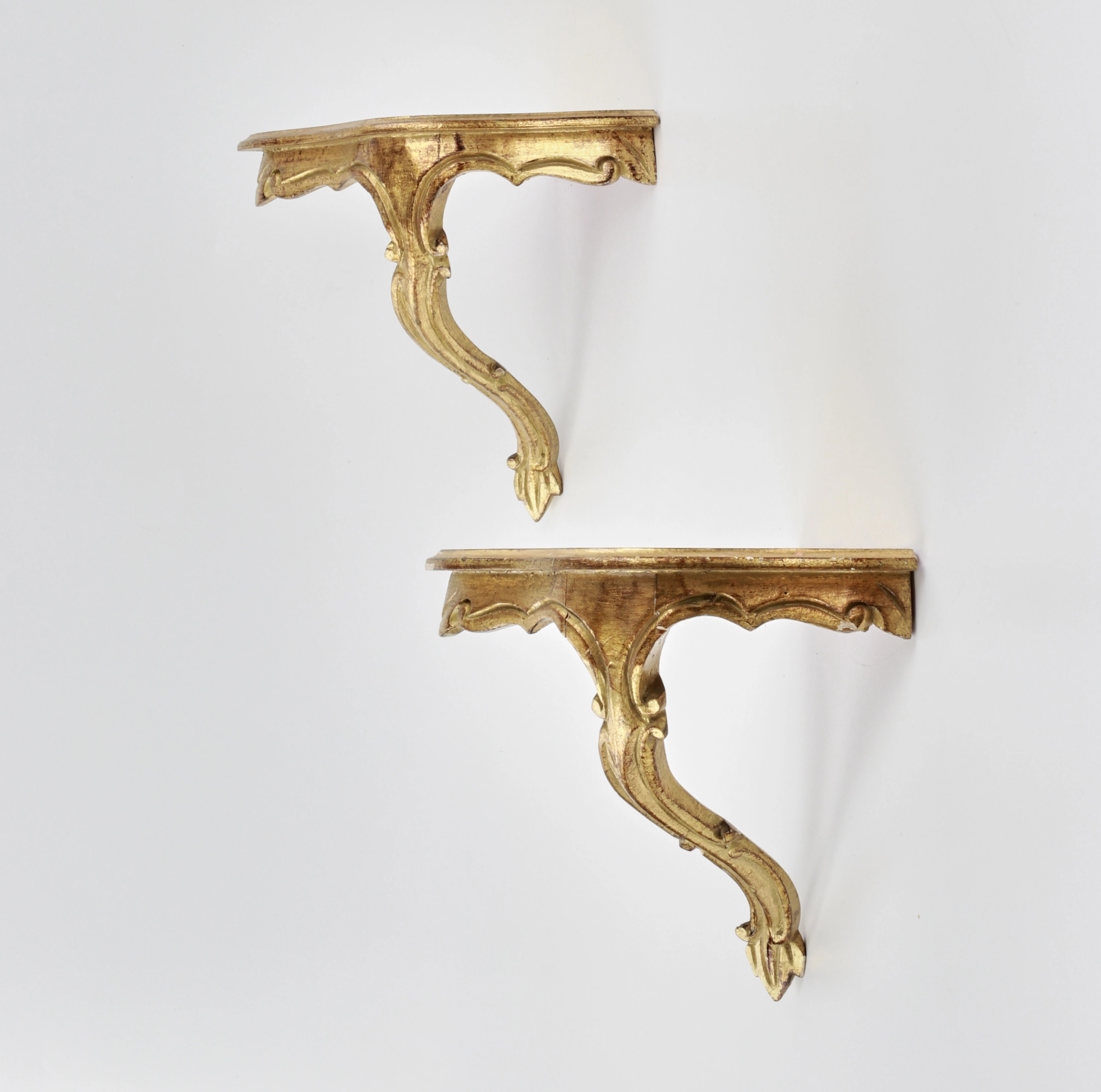 Pair of corner consoles
