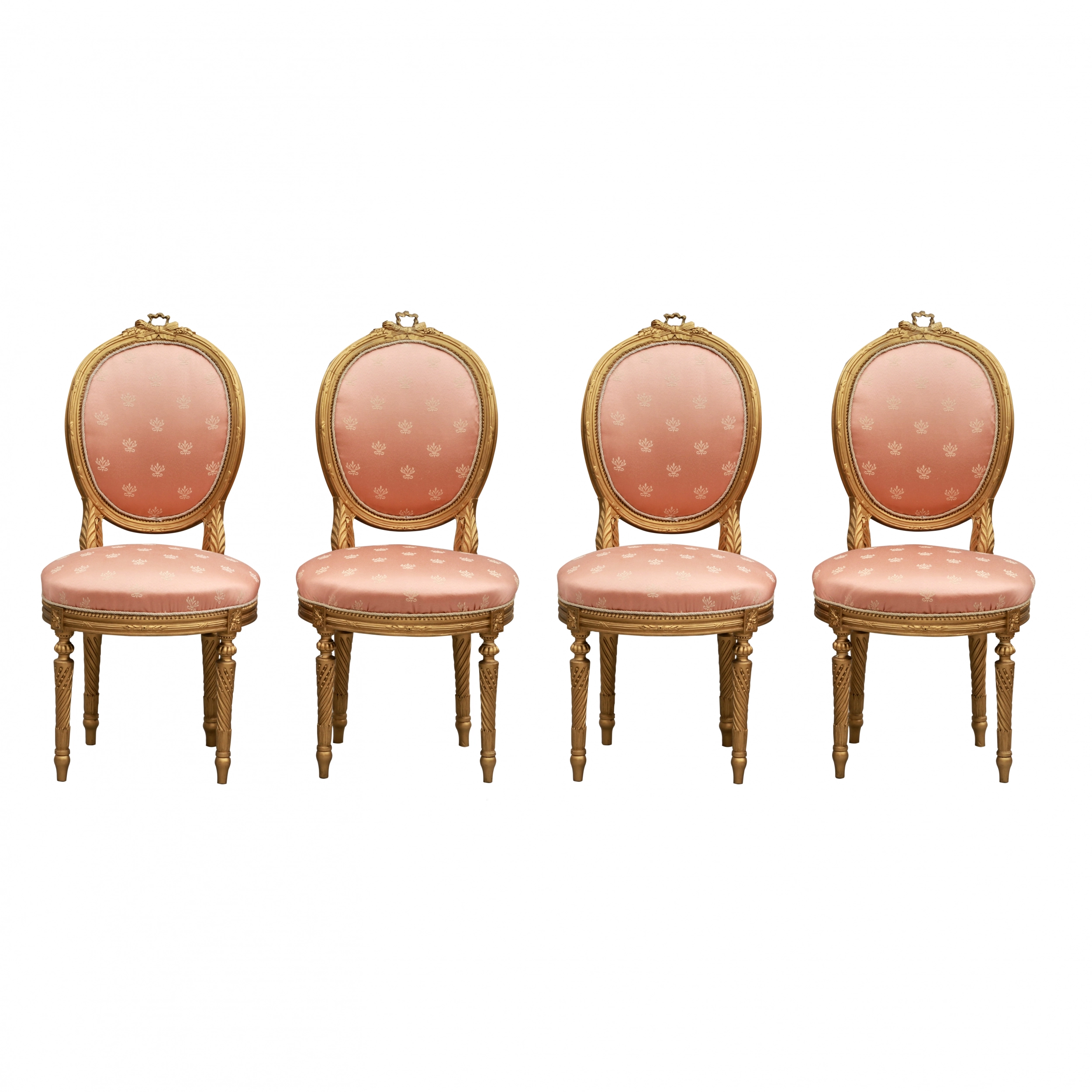 Ensemble de meubles de 8 pièces. La France au tournant du XIXème siècle. 