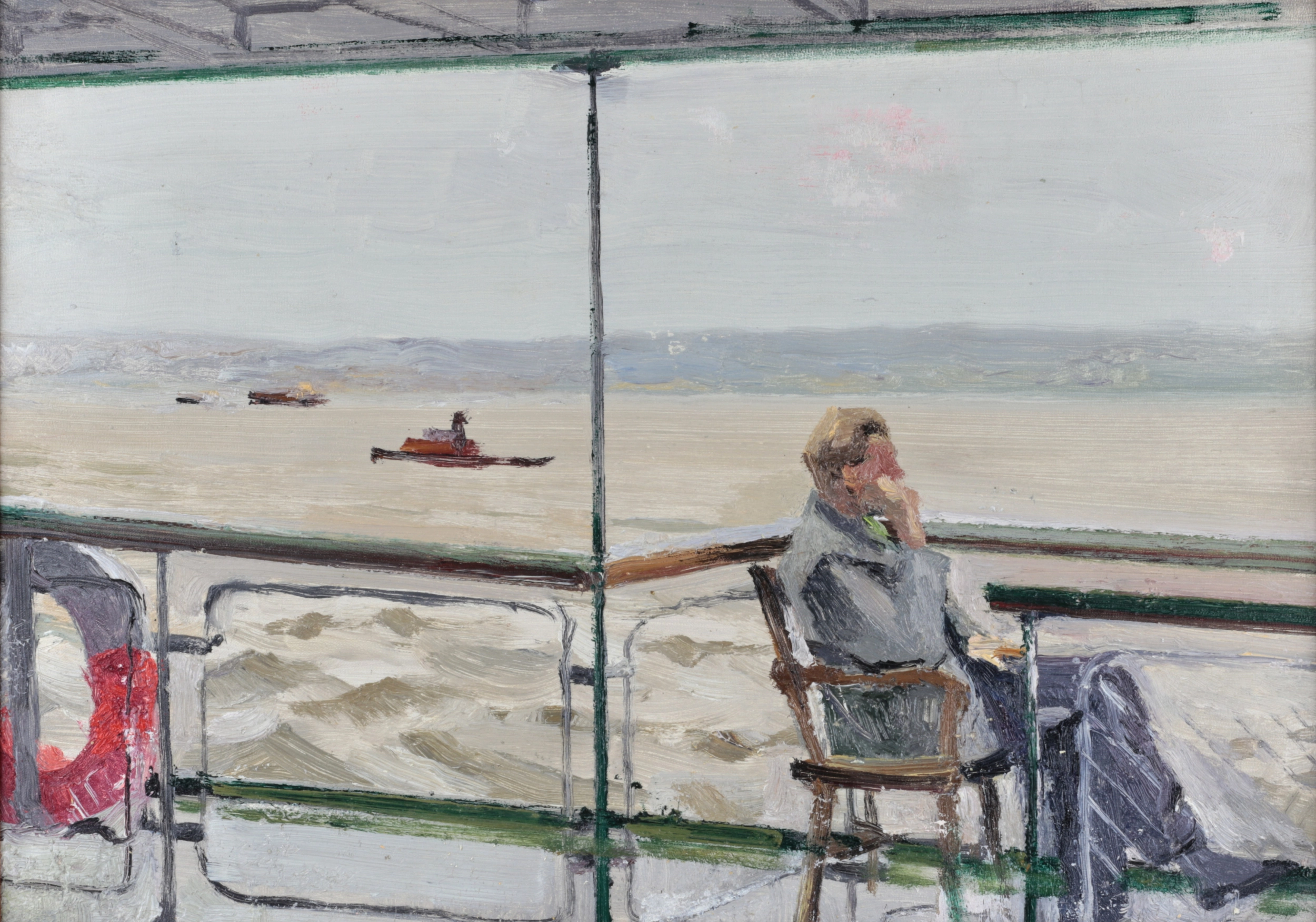 Vitaly Anatolyevich Polyakov. En bas de la Volga. 1959 annee. 