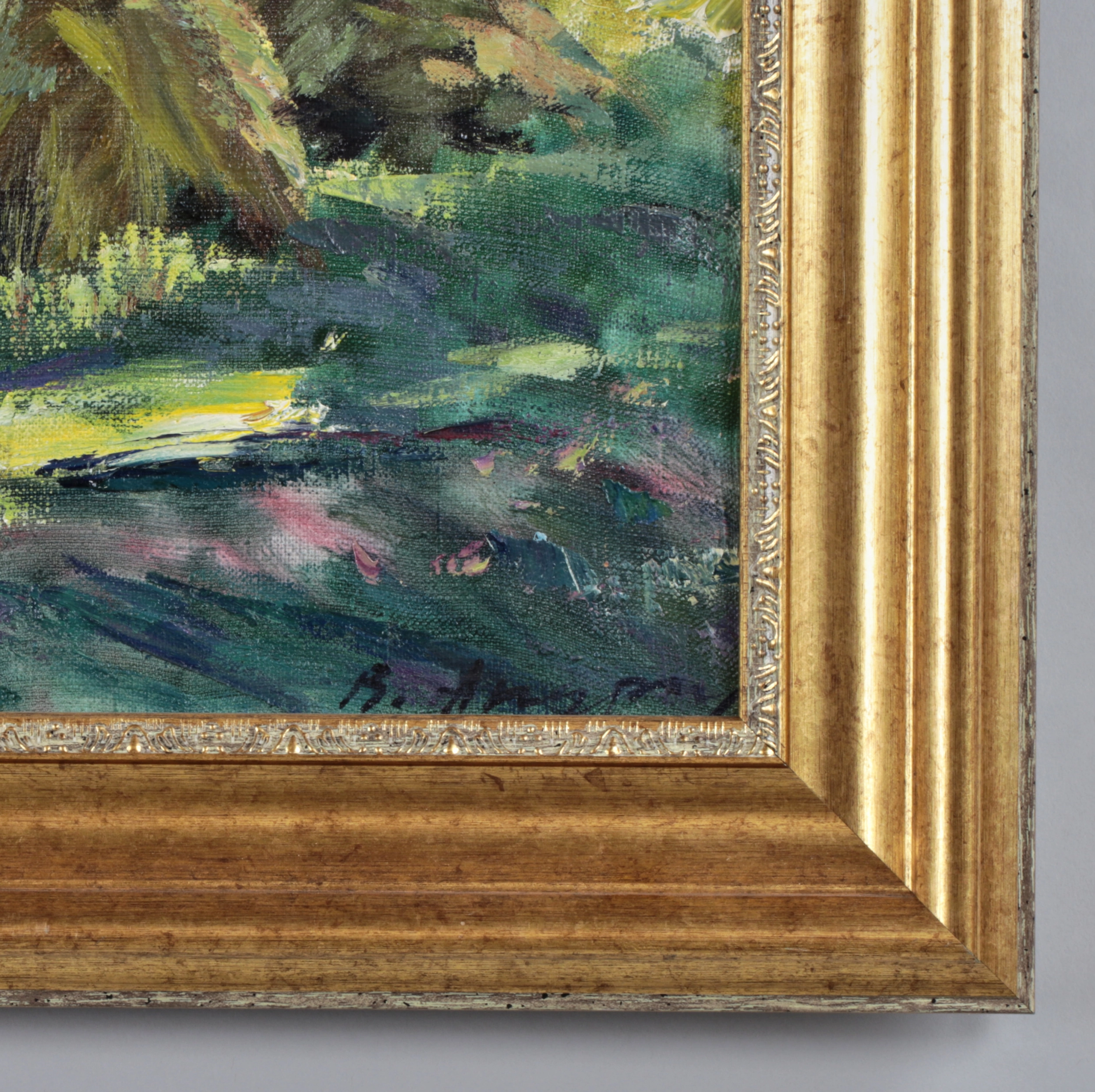 Vladimir Andrienko. Summer Landscape. (1926 - 1995, Riga) 
