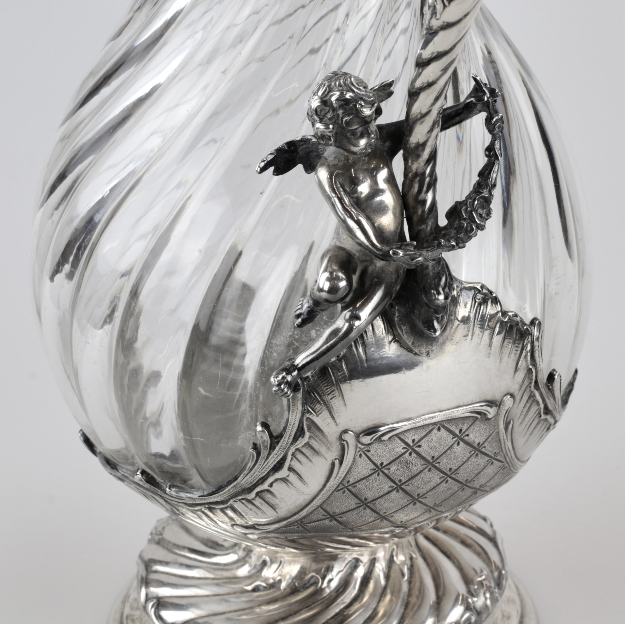 Cruche à vin en argent exquise au pouvoir de Louis XV.