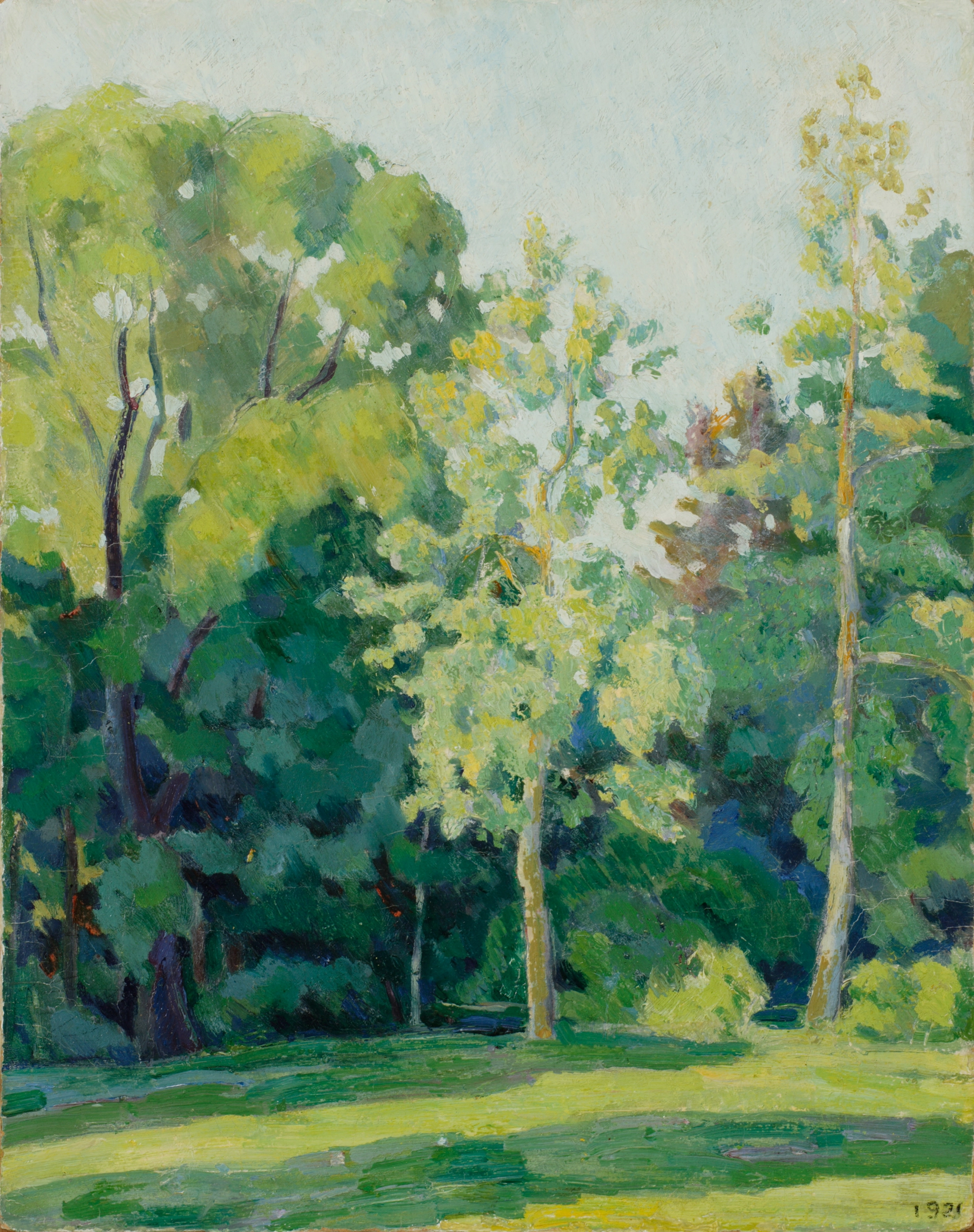 Se delecter. Willows in Yekaterinental (deuxième option) Alexander Yakovlevich Kramarev (1886-1975)