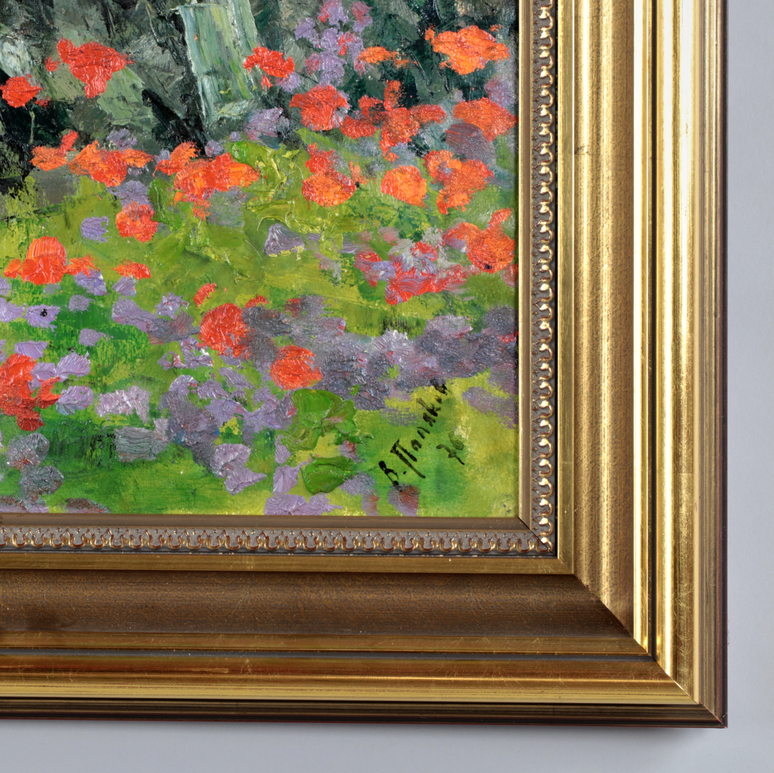 Tableau Coquelicots dans les pierres. VIRGINIE. Polyakov 