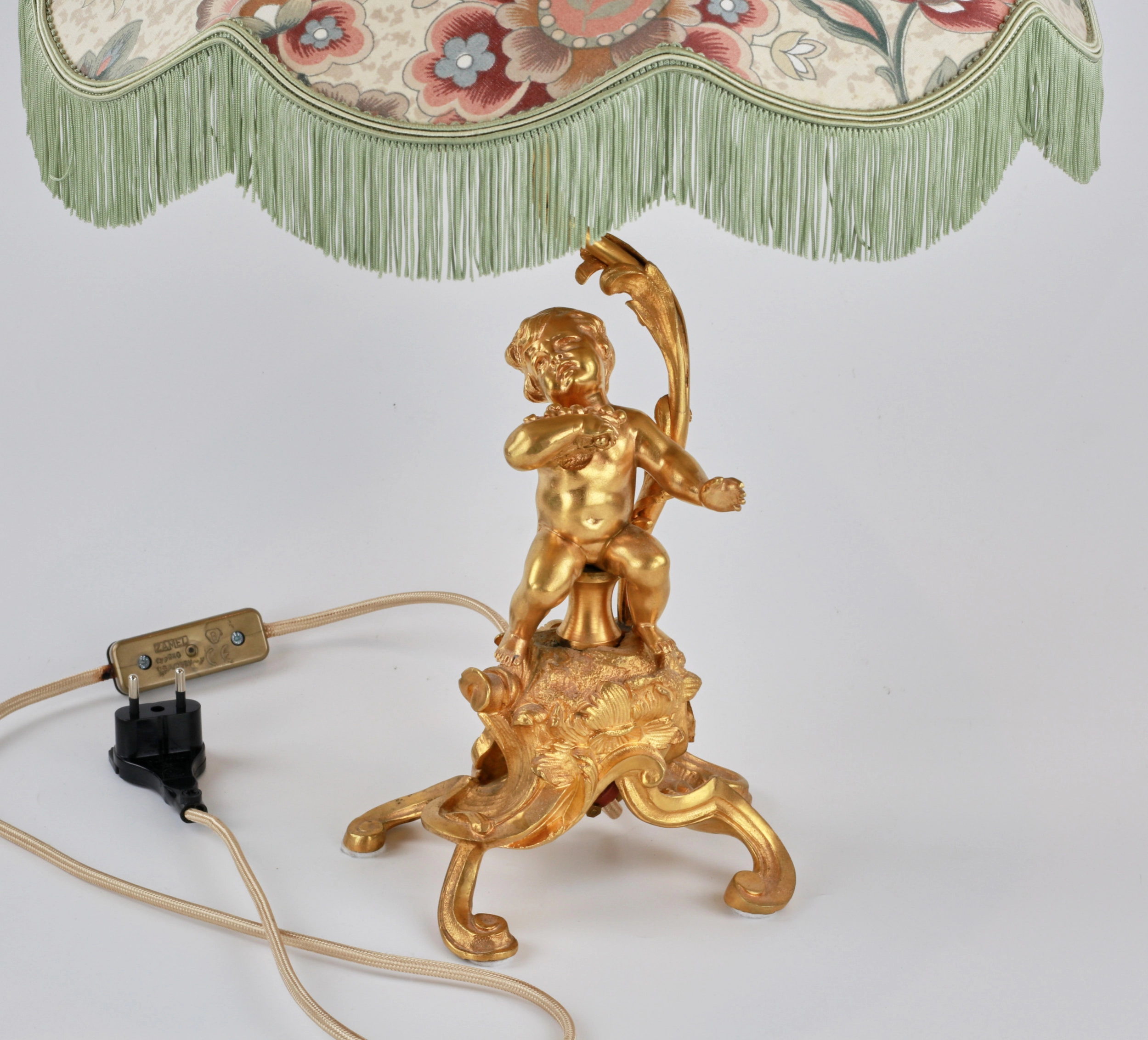 Pair of Putti table lamps 