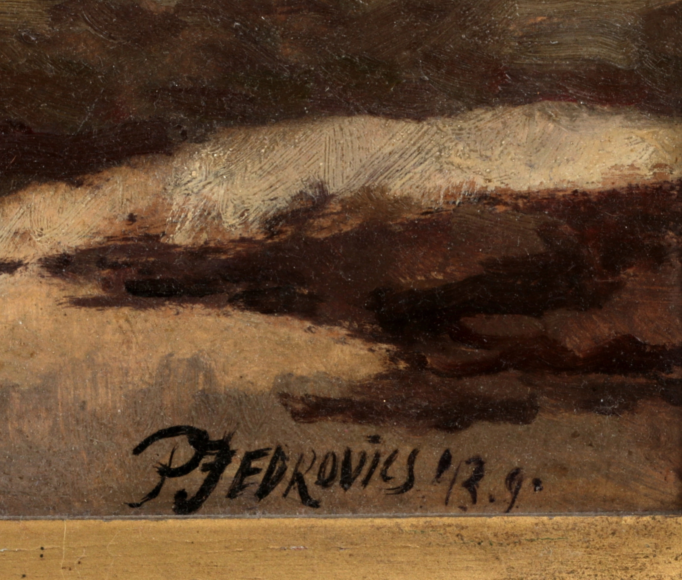 Peinture Paysage rural, 1943, Рauls Jedrovičs 