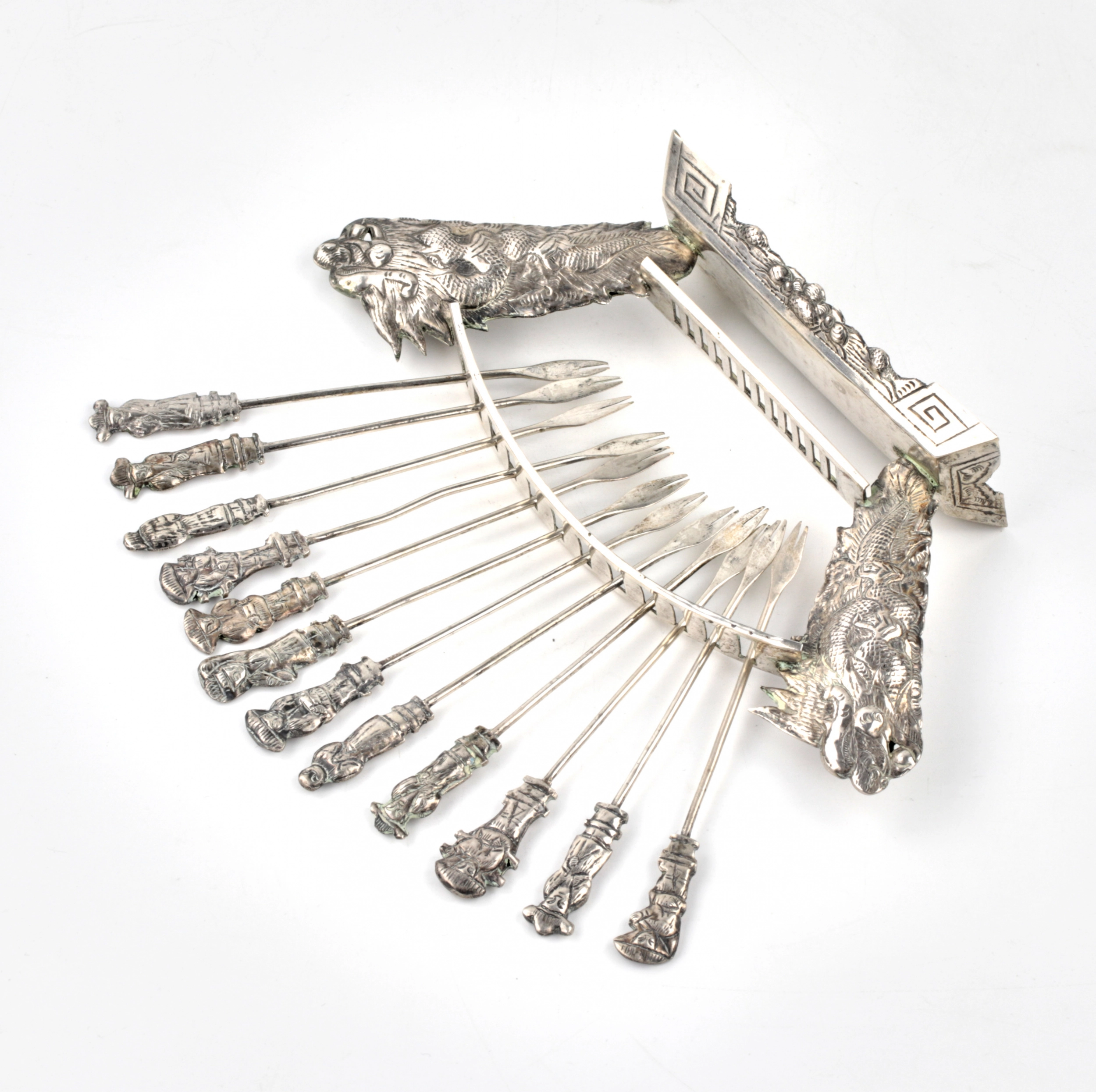 Silver skewers.
