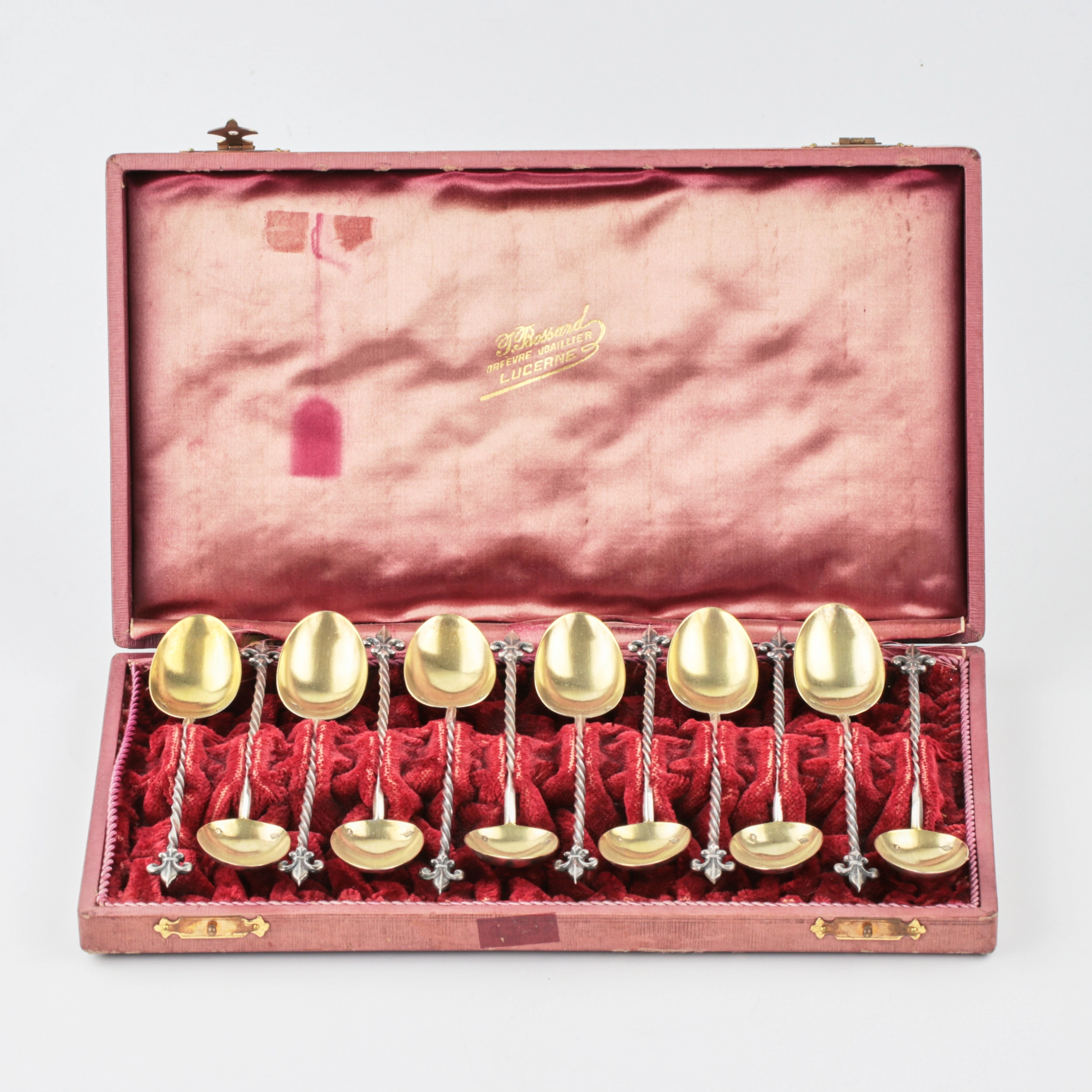Ensemble de cuillères à cafe en argent 