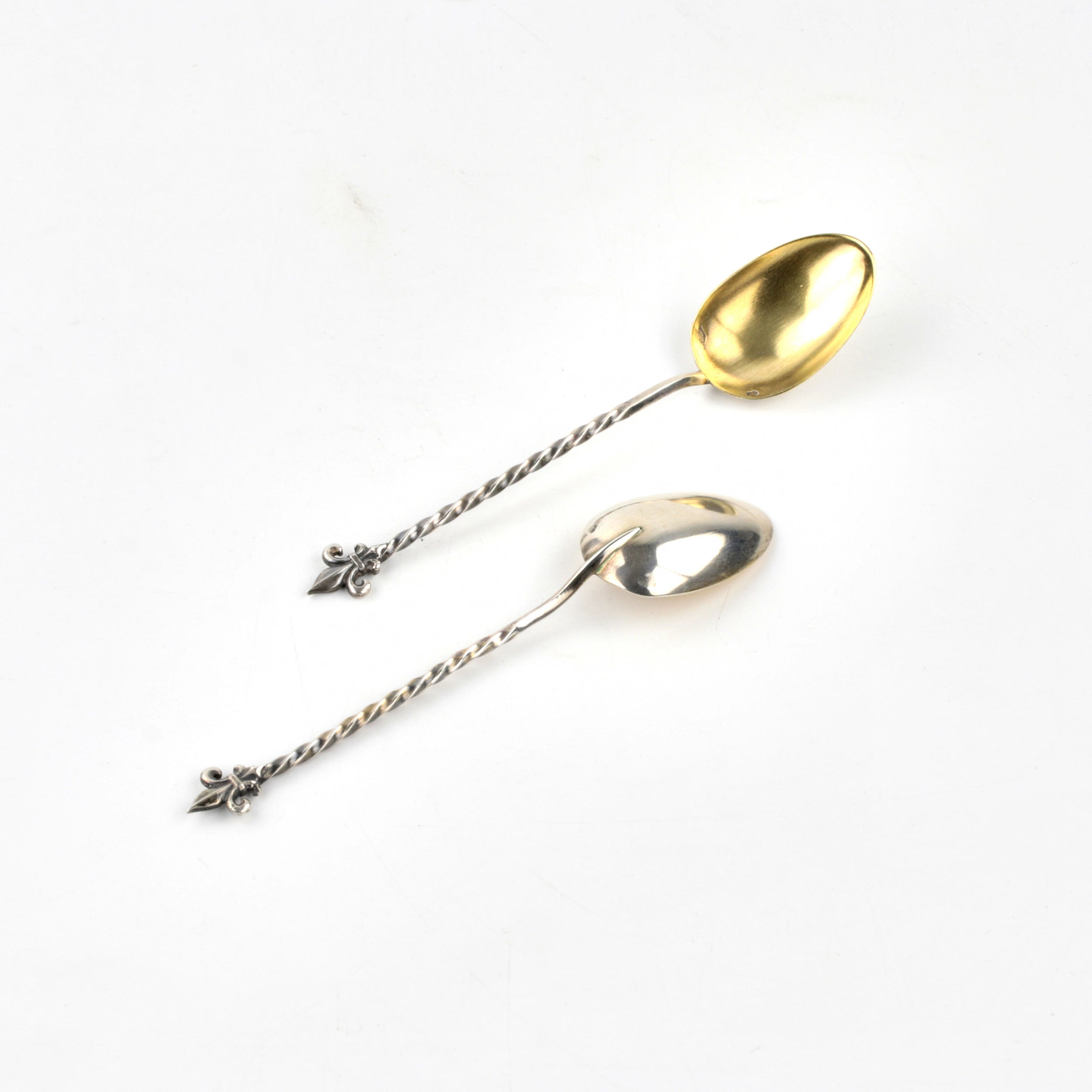 Ensemble de cuillères à cafe en argent 