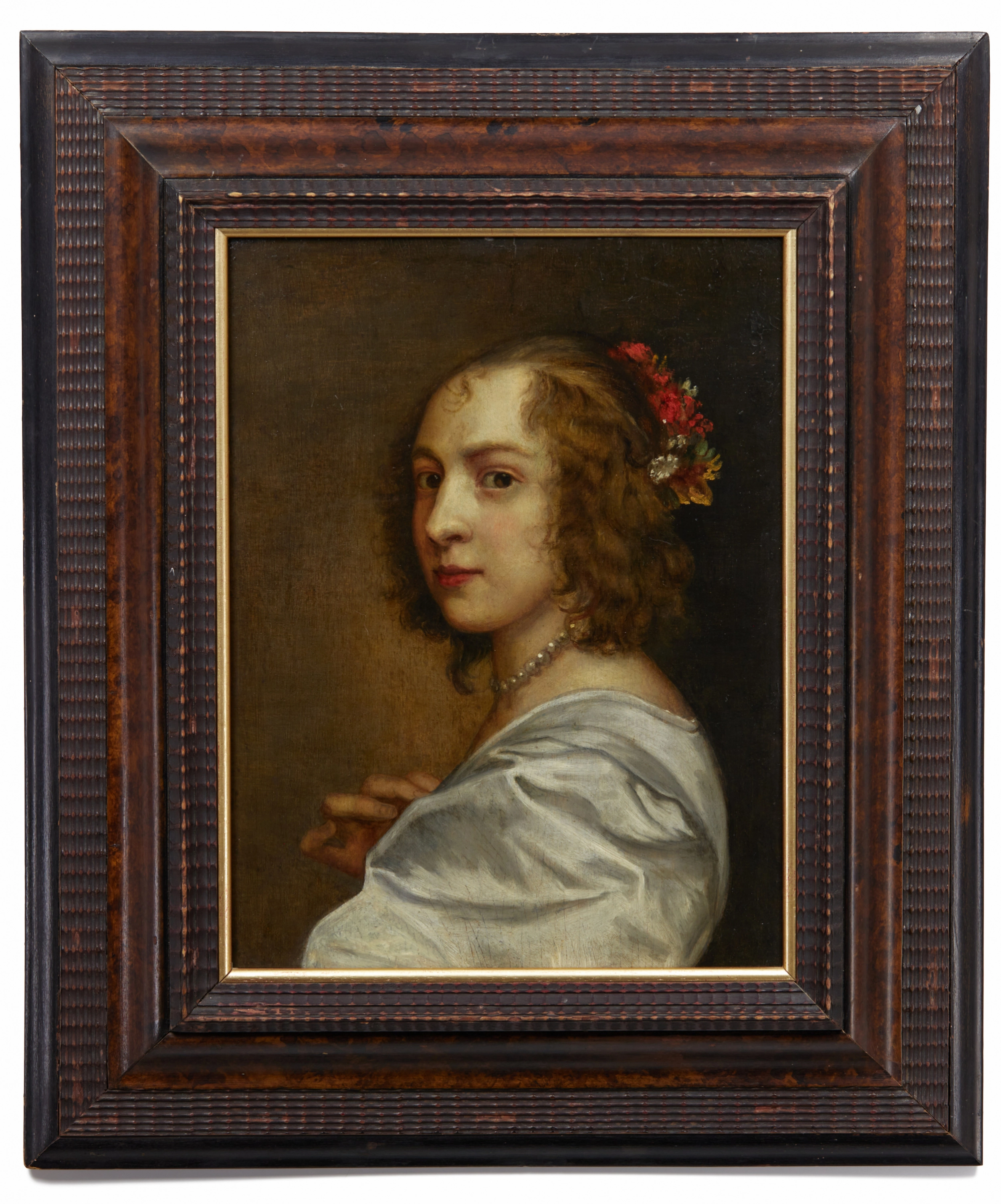 PORTRAIT DE MARGARET LEMON. ATELIER D’ANTHONY VAN DYCK. ANGLETERRE, VERS 1635-1640