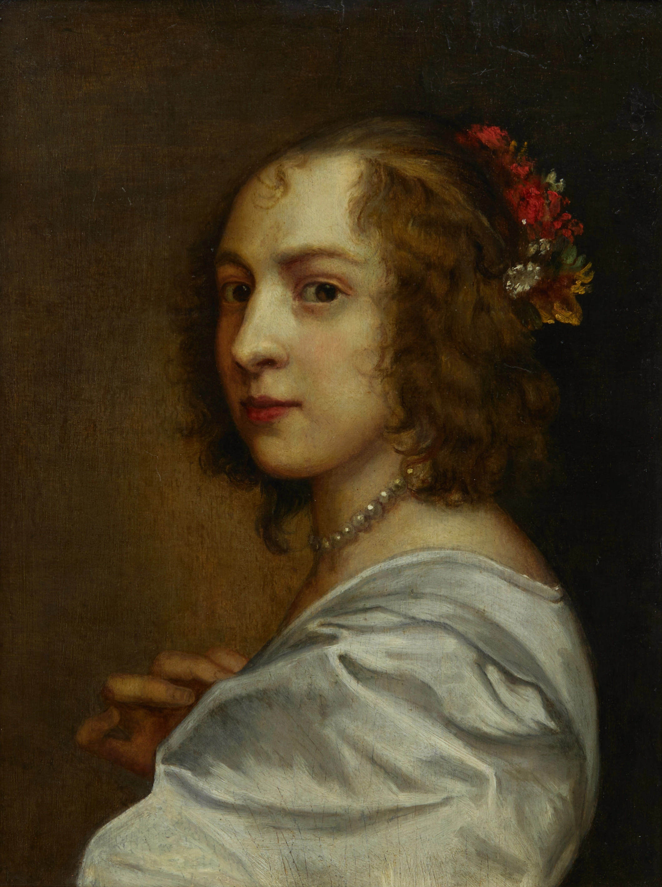 PORTRAIT DE MARGARET LEMON. ATELIER D’ANTHONY VAN DYCK. ANGLETERRE, VERS 1635-1640