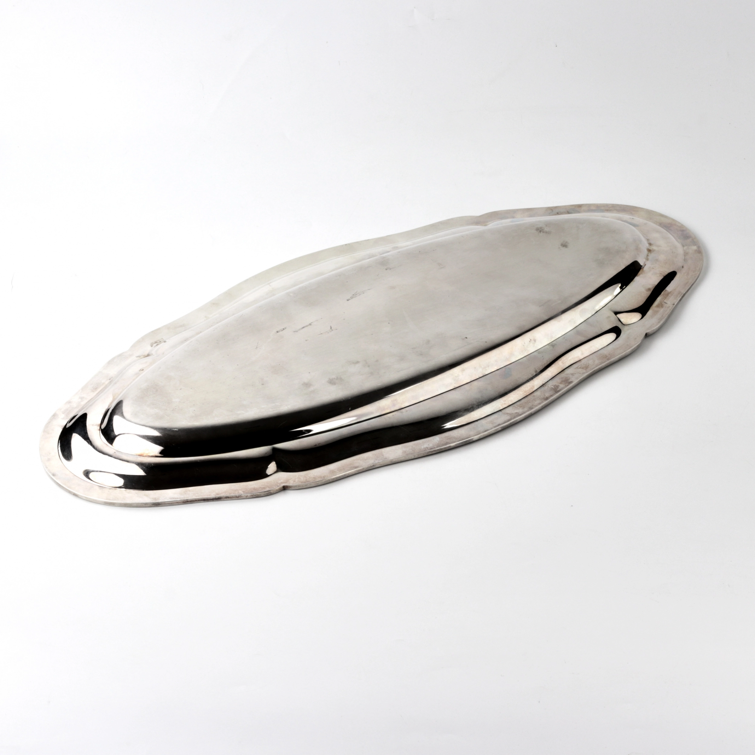 Silver tray. Royal Russia. 1880s. Moscow,