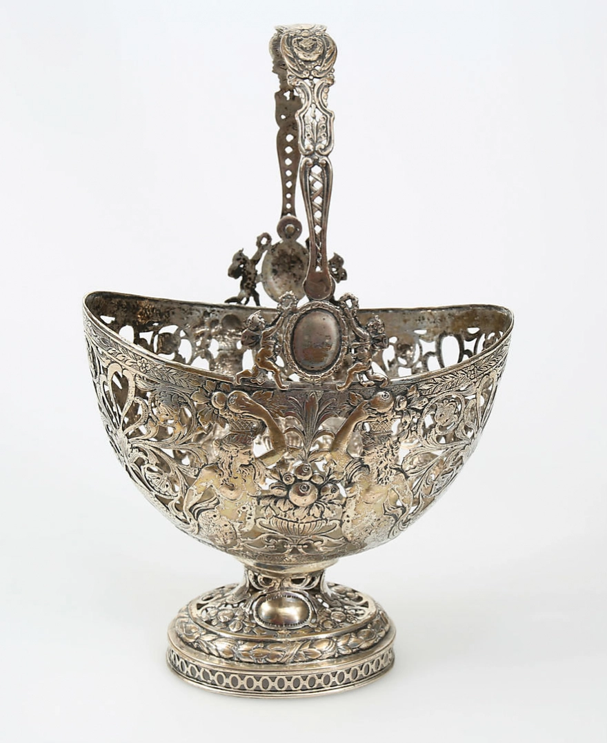 Silver candy bowl