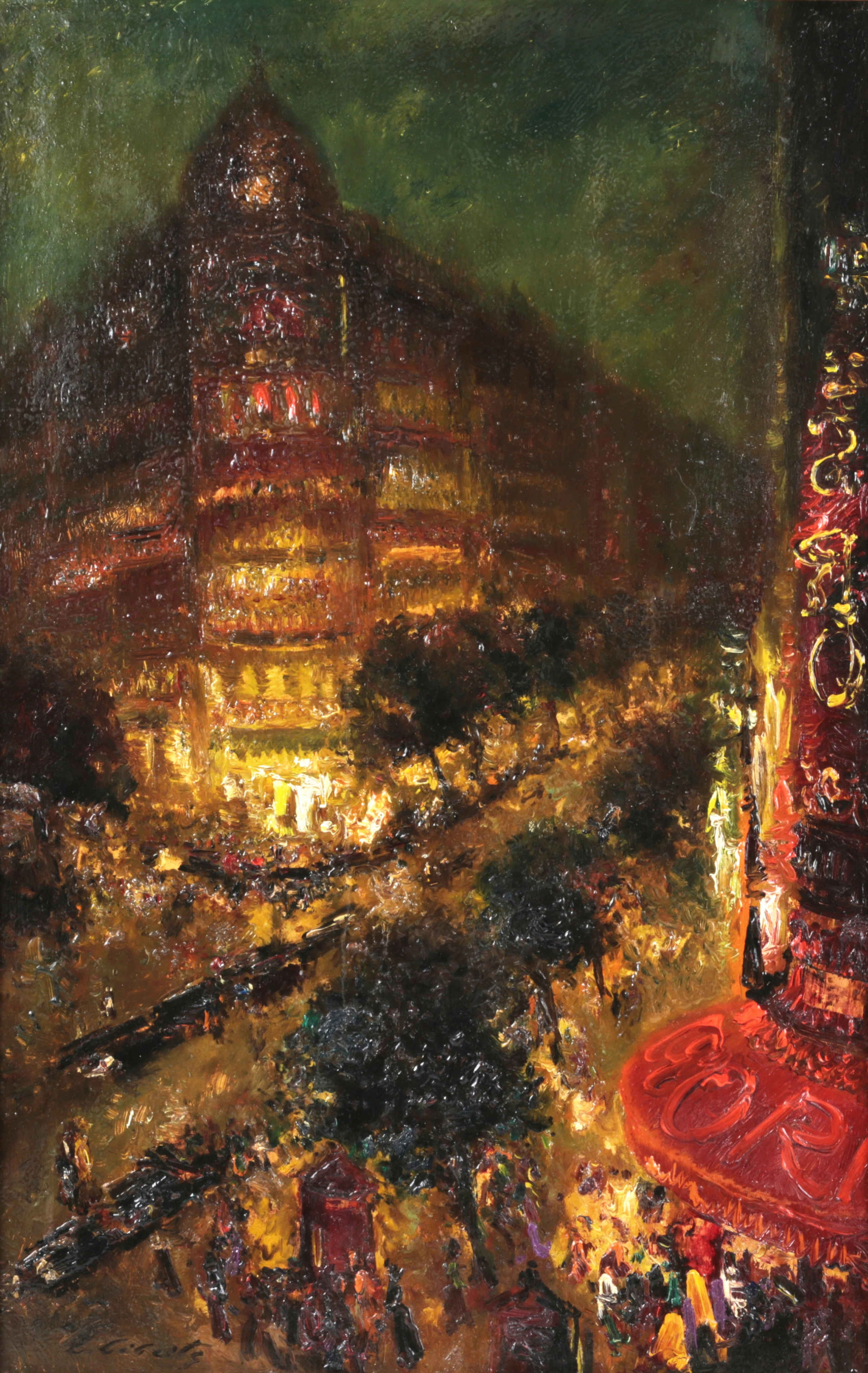 Ludolph Lieberts. Boulevard des Capucins. 