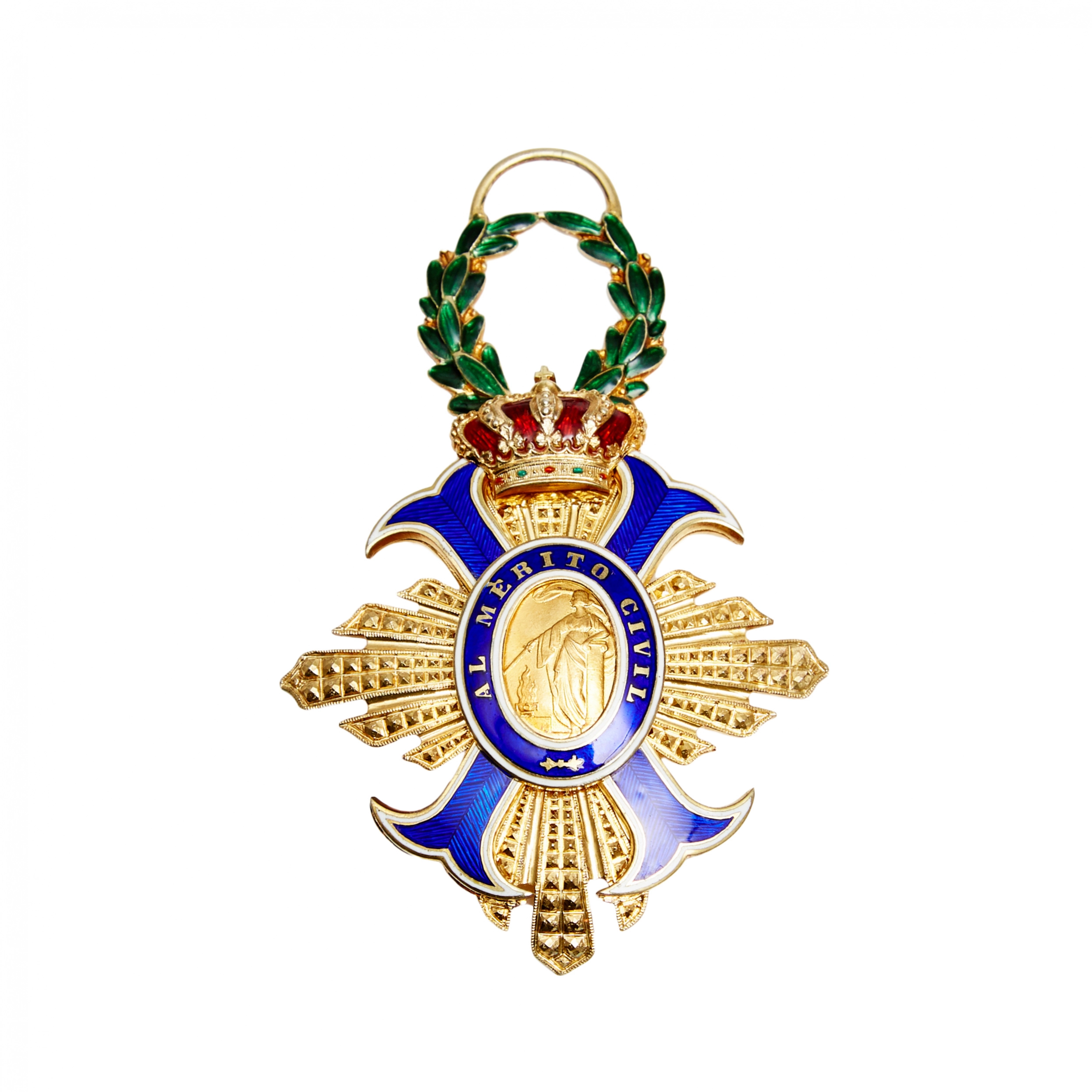 Ordre du merite civil , Espagne (Crucz del Merito Militar)