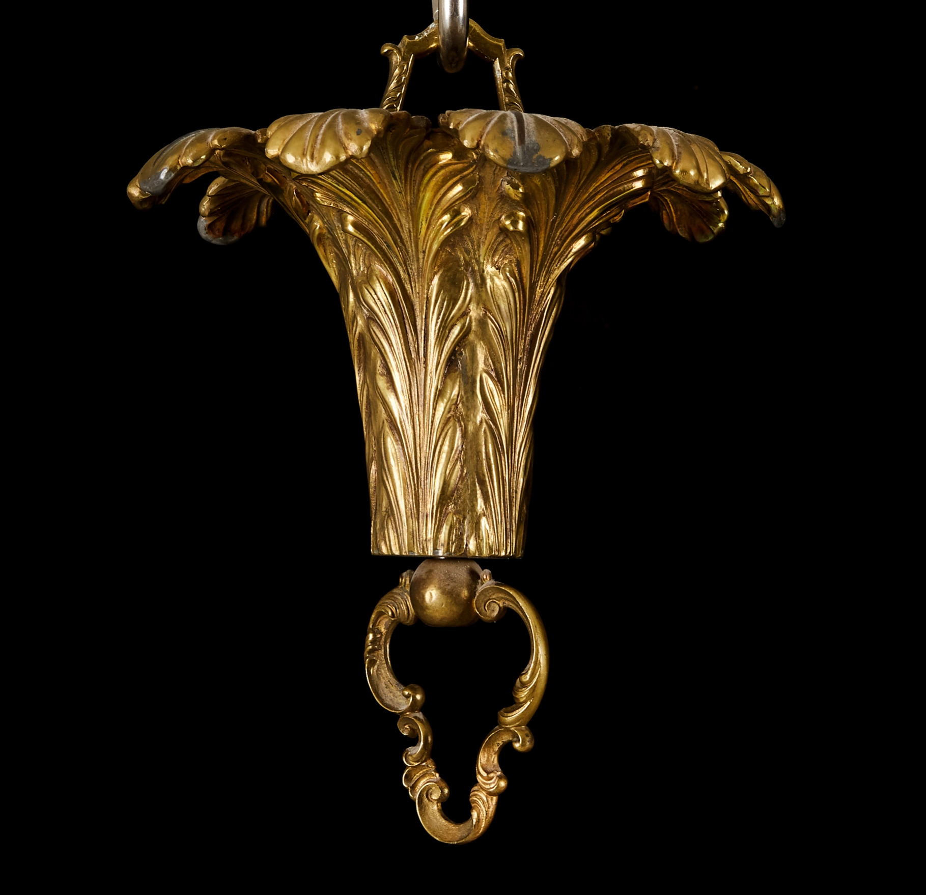 Lustre en bronze de style Rococo 