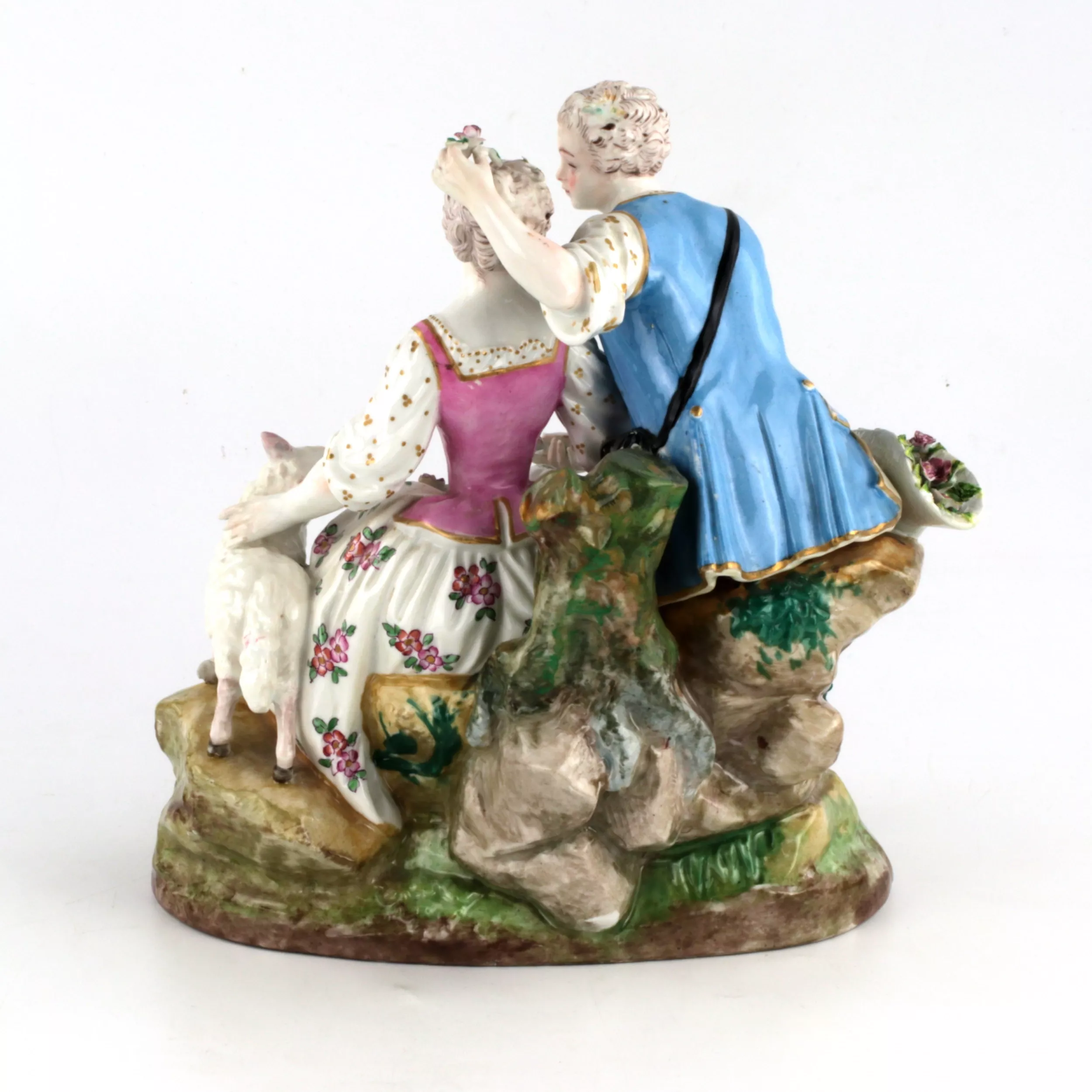 Meissen porcelain composition Couple in love