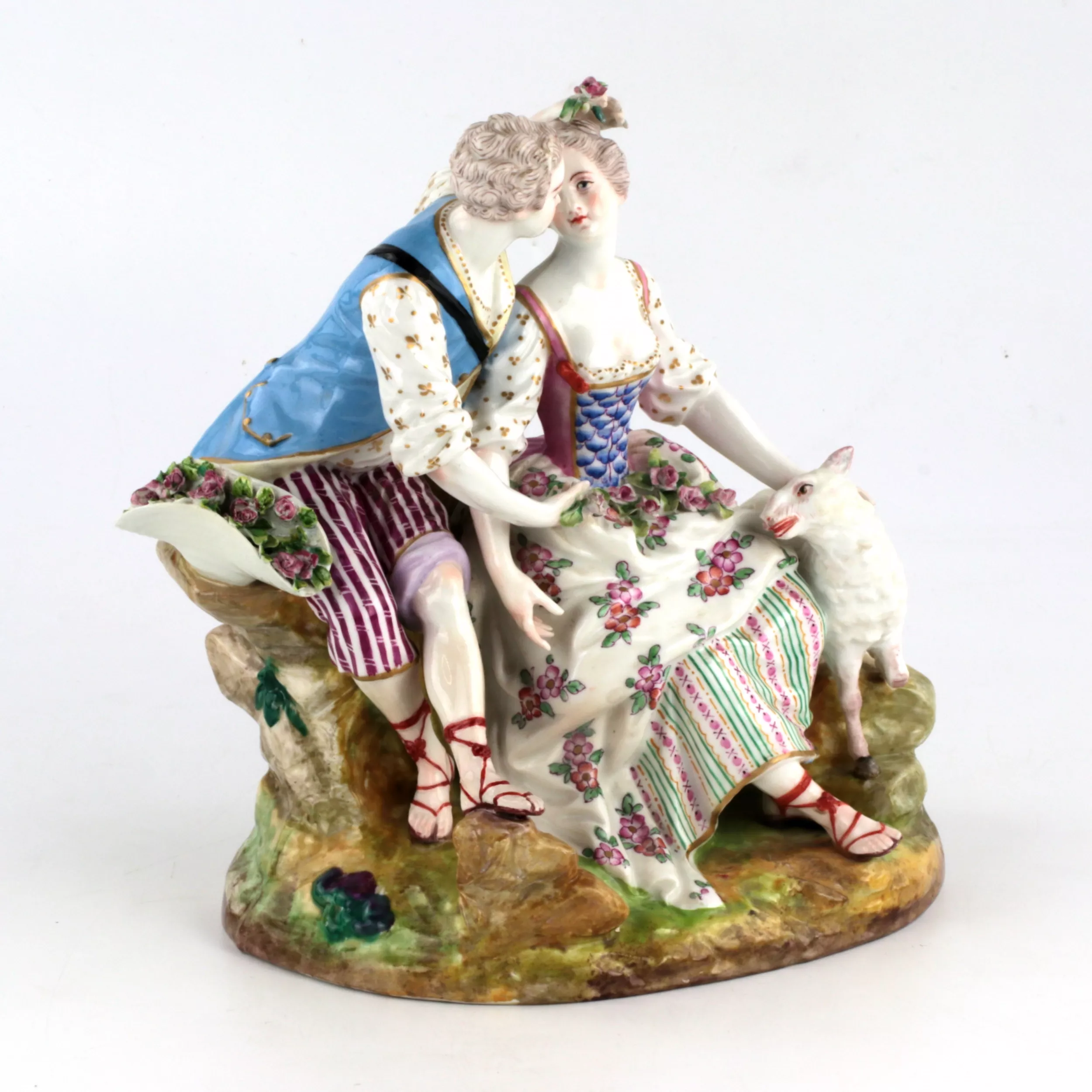 Meissen porcelain composition Couple in love
