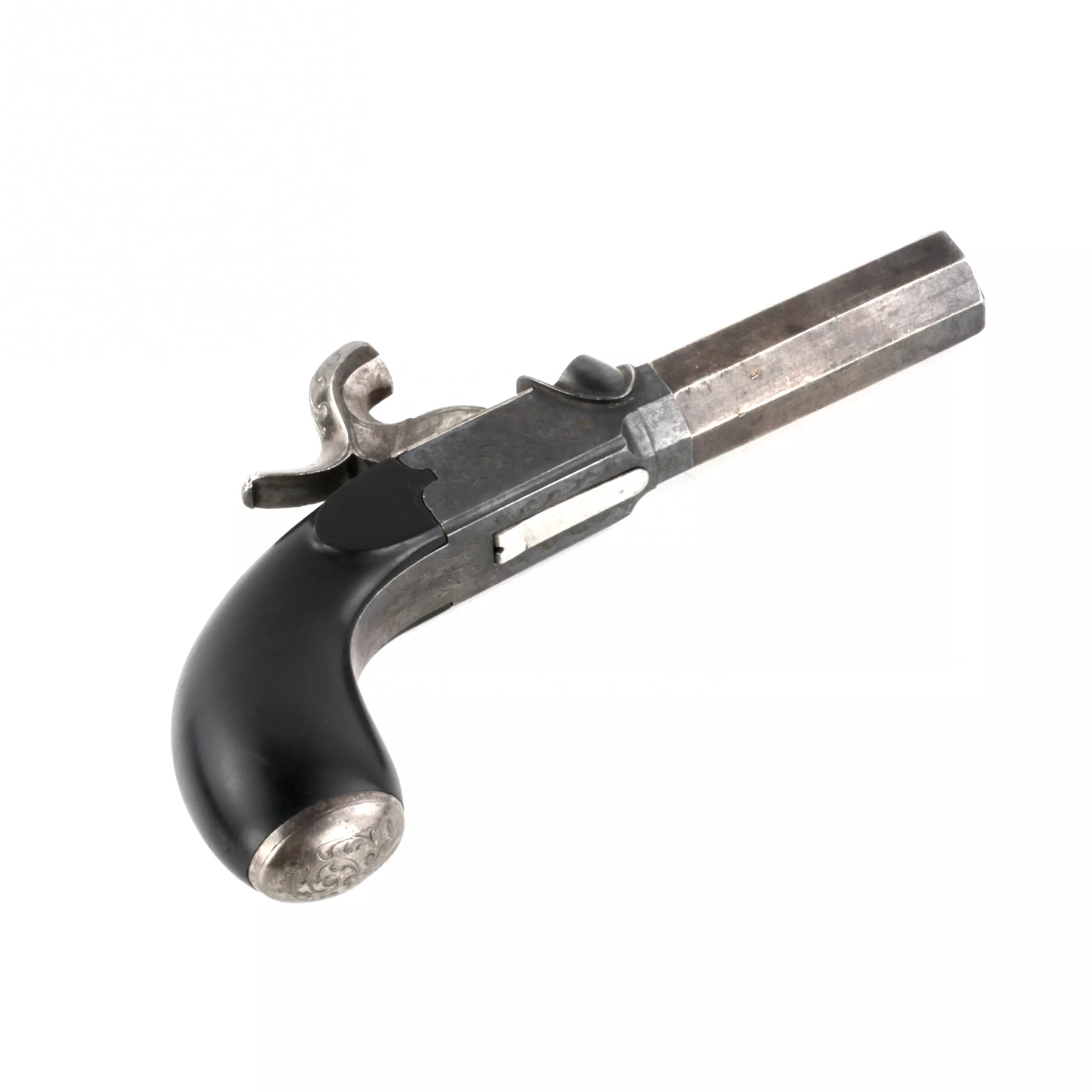 A pistol in a case. 