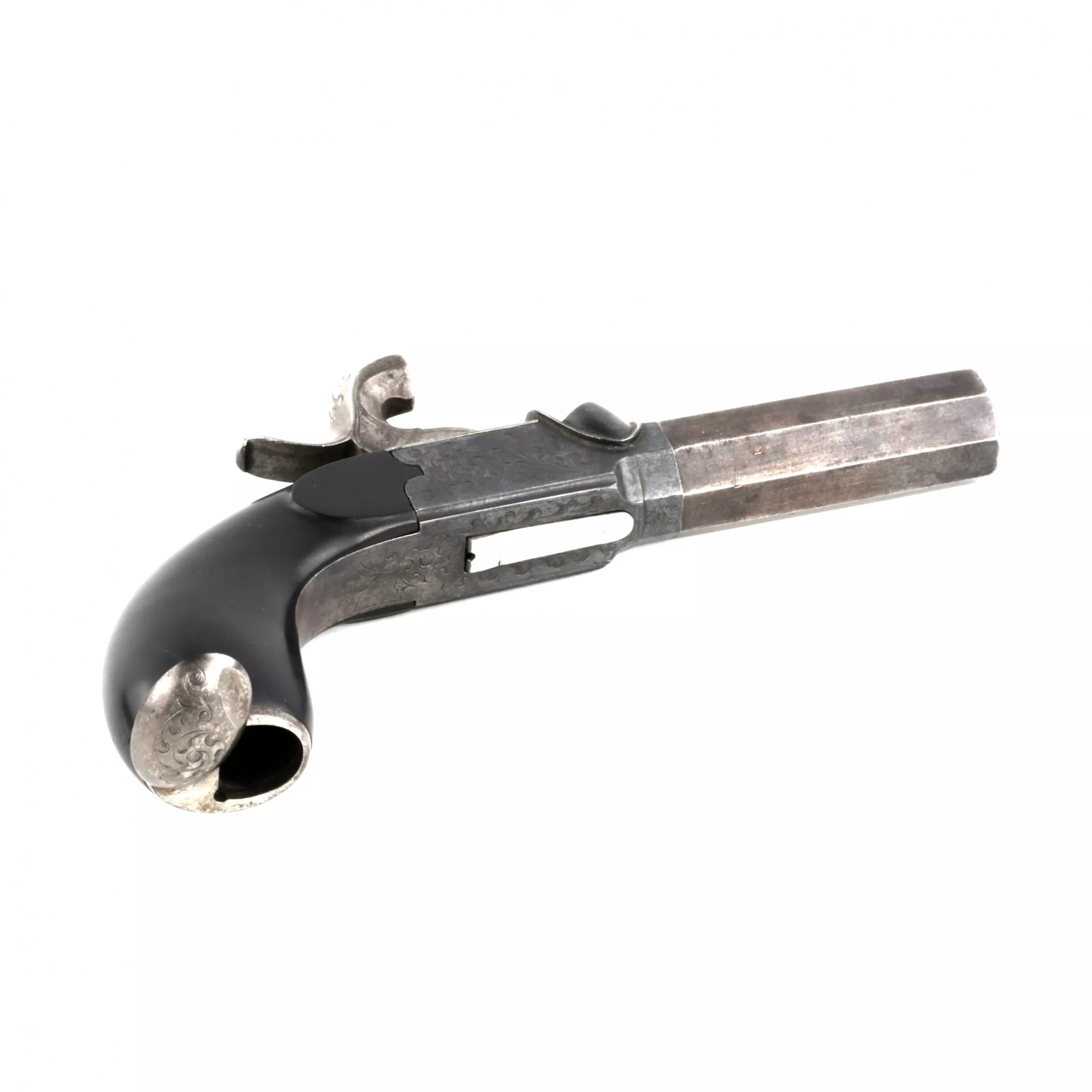 A pistol in a case. 