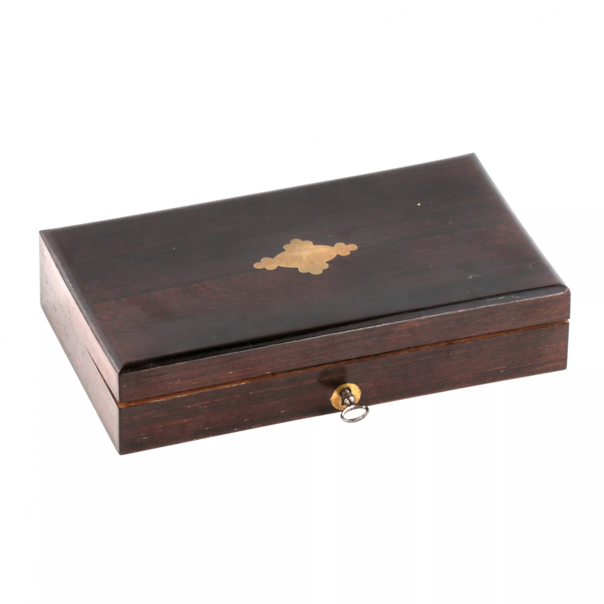 A pistol in a case. 
