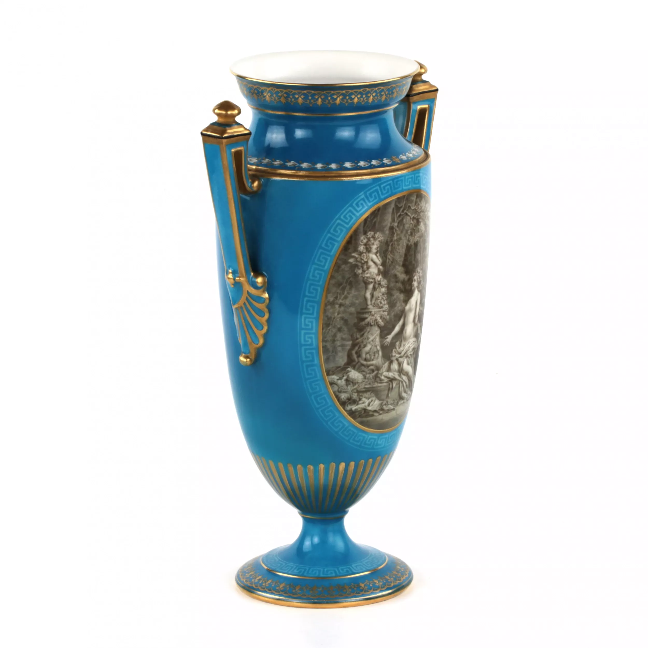 Vase peint. Manufacture imperiale de porcelaine 1881-1894 