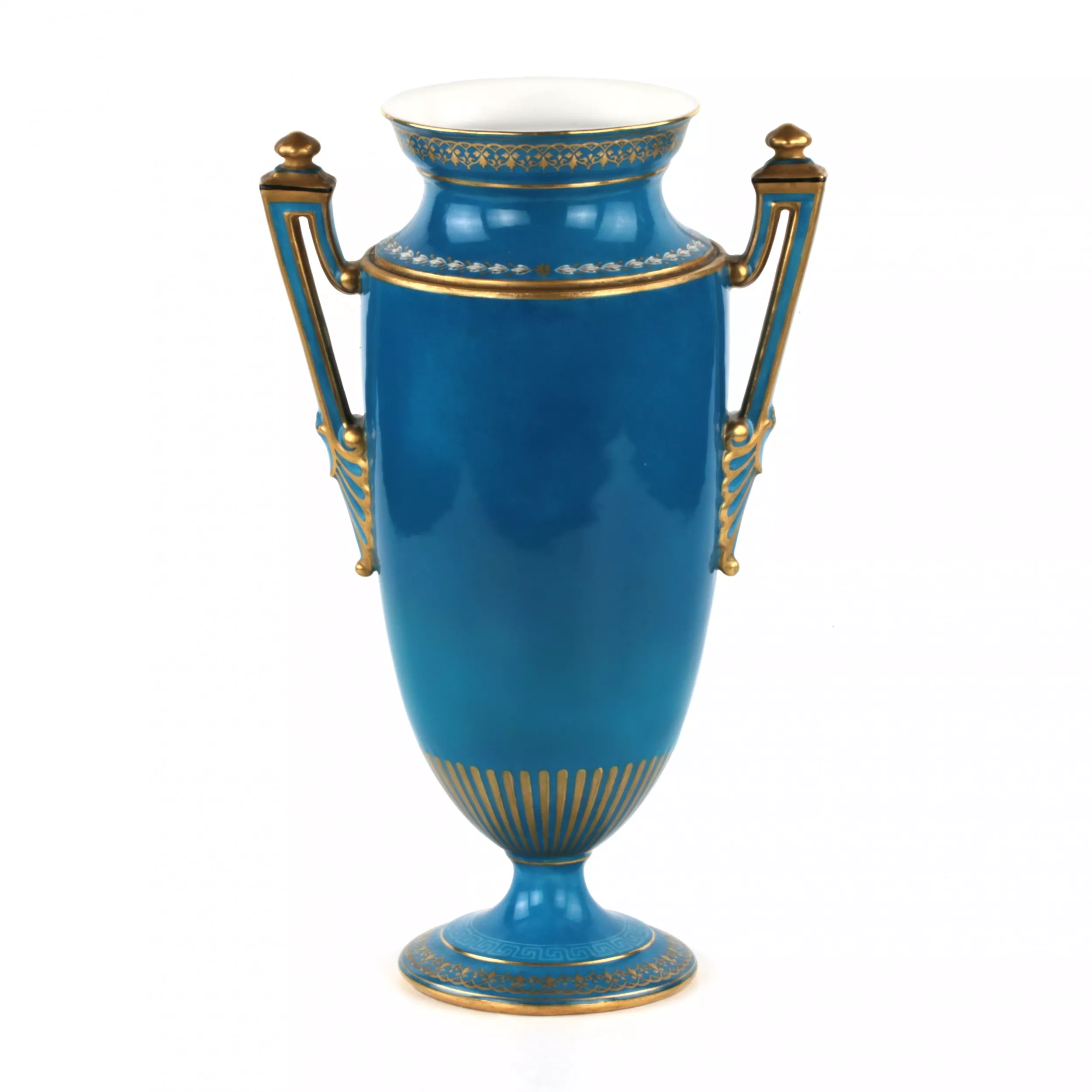Vase peint. Manufacture imperiale de porcelaine 1881-1894 