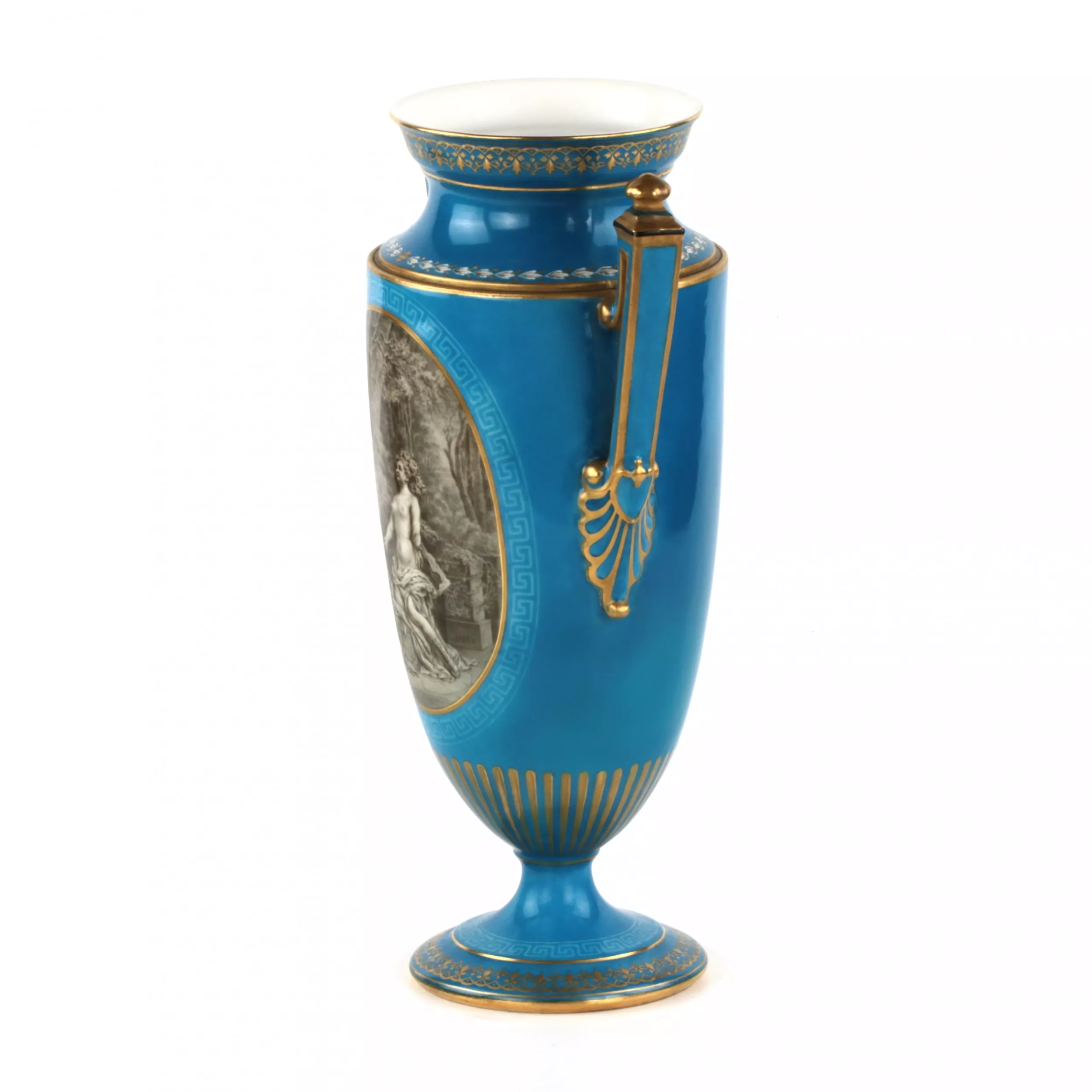 Vase peint. Manufacture imperiale de porcelaine 1881-1894 
