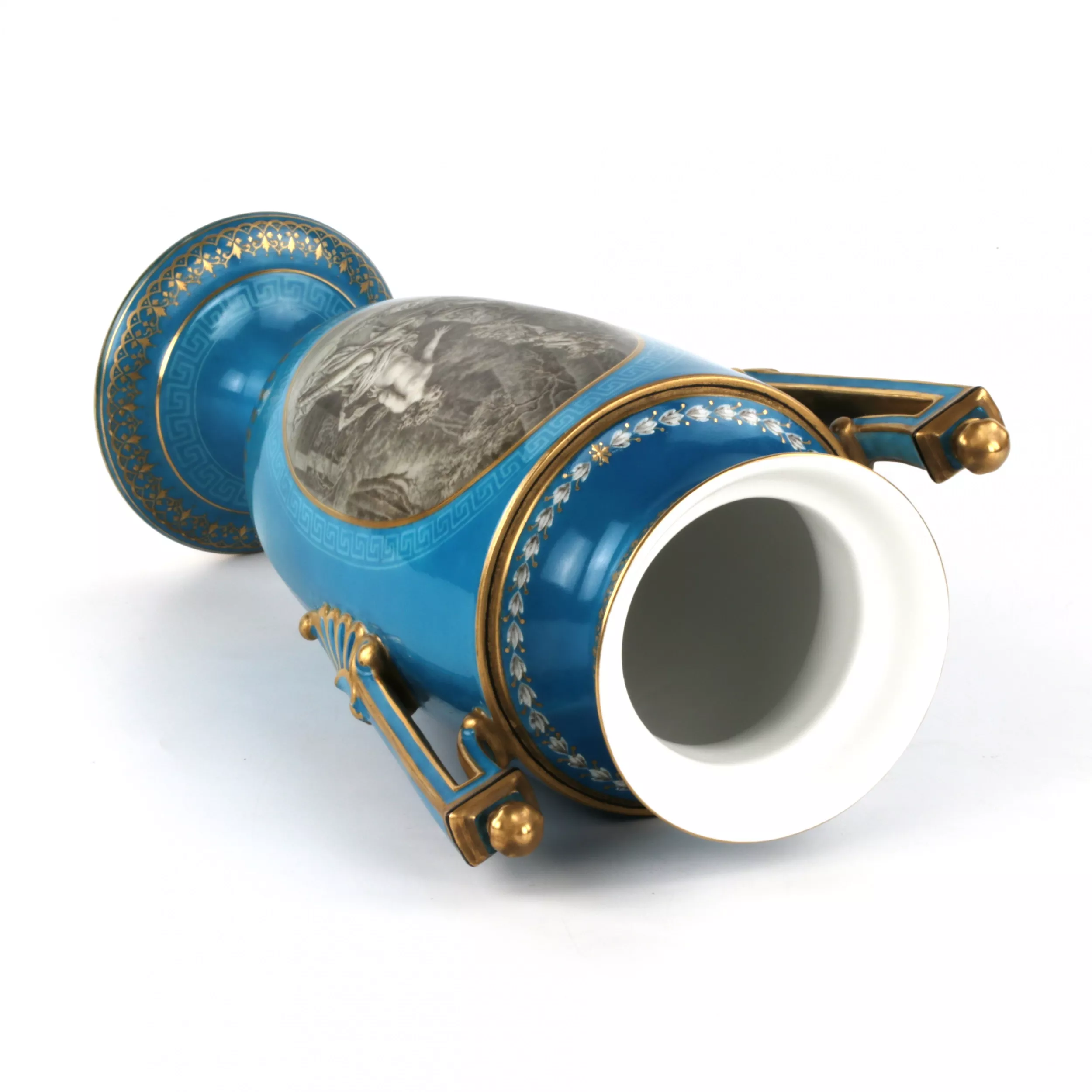 Vase peint. Manufacture imperiale de porcelaine 1881-1894 