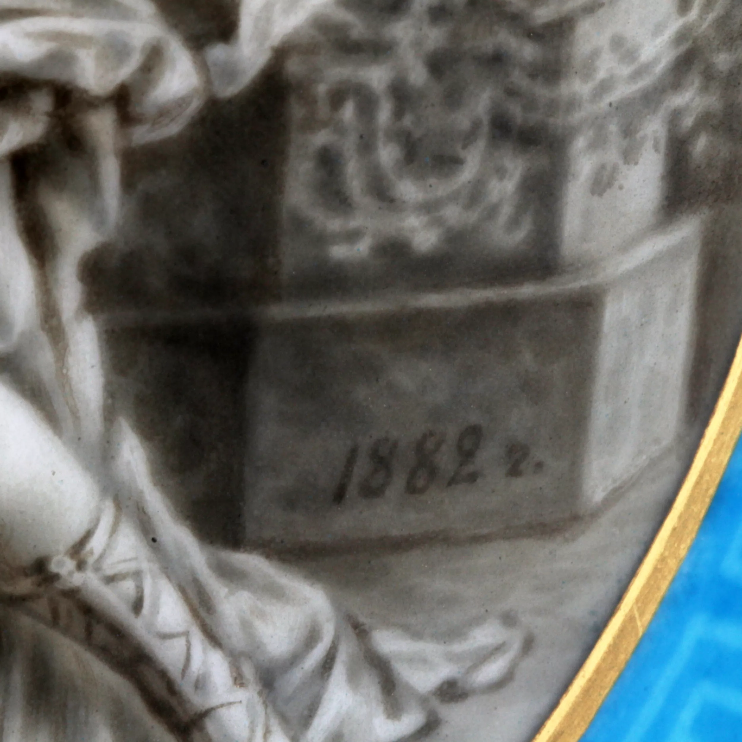 Vase peint. Manufacture imperiale de porcelaine 1881-1894 