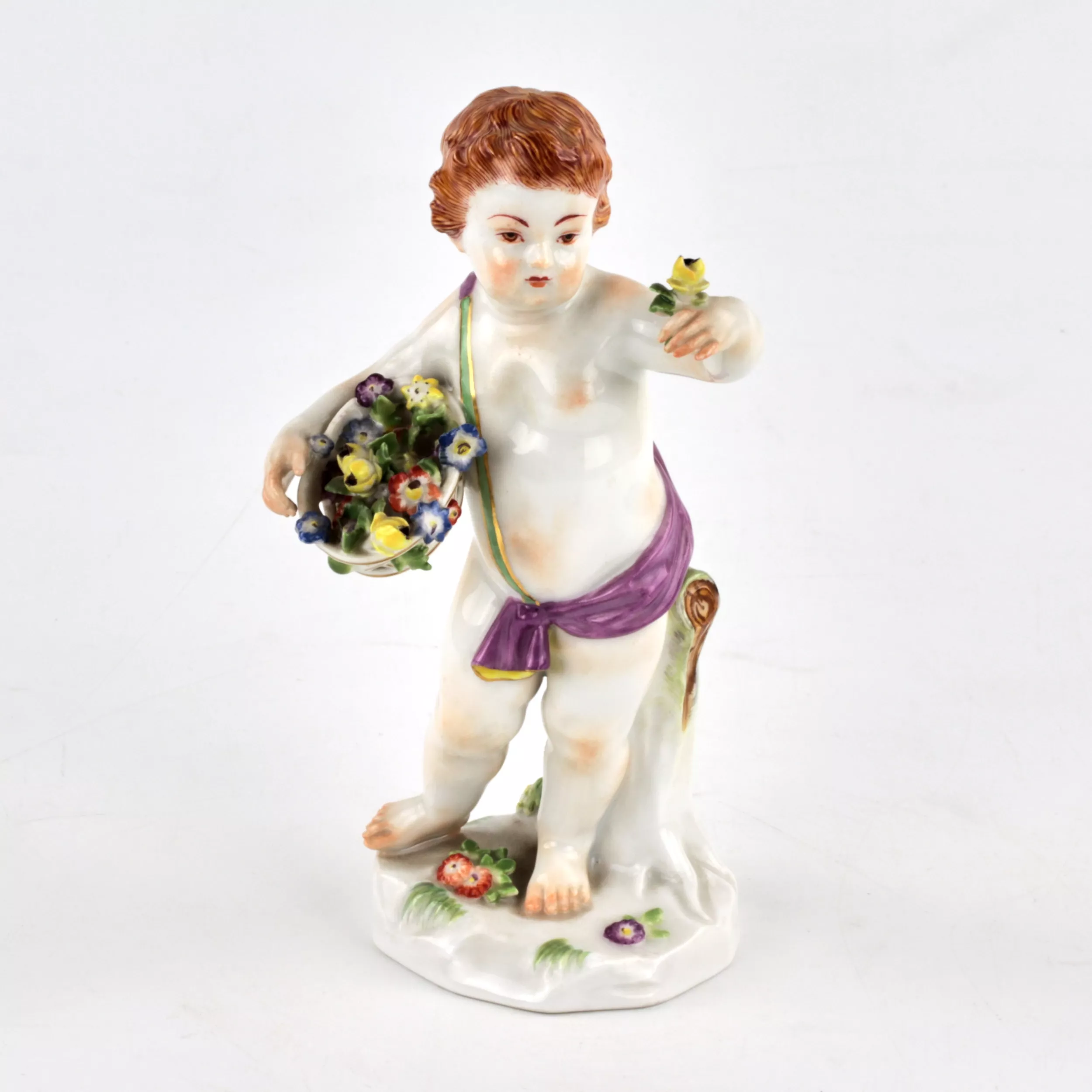 Фарфоровая фигурка-аллегория Весна. Meissen.