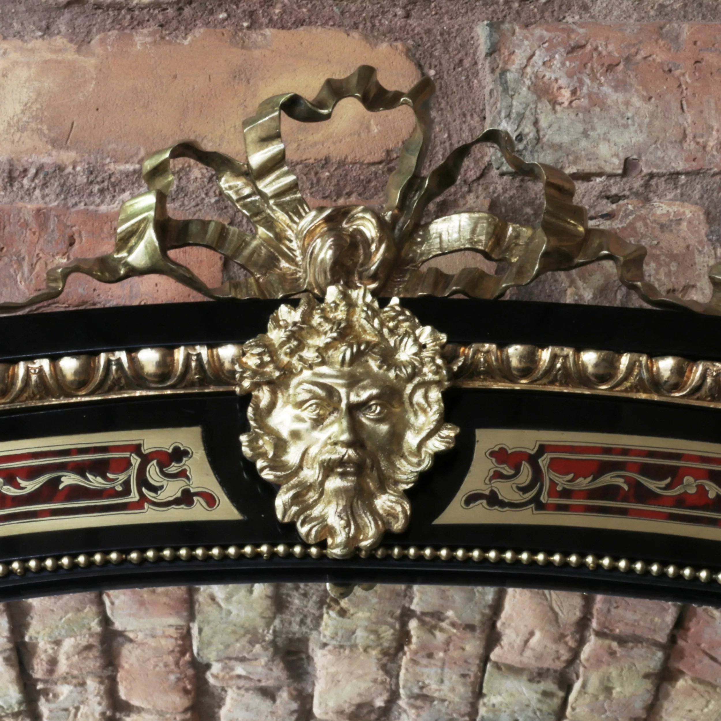 Luxurious chest of drawers with mirror in the Boulle style. France, 19th century. 