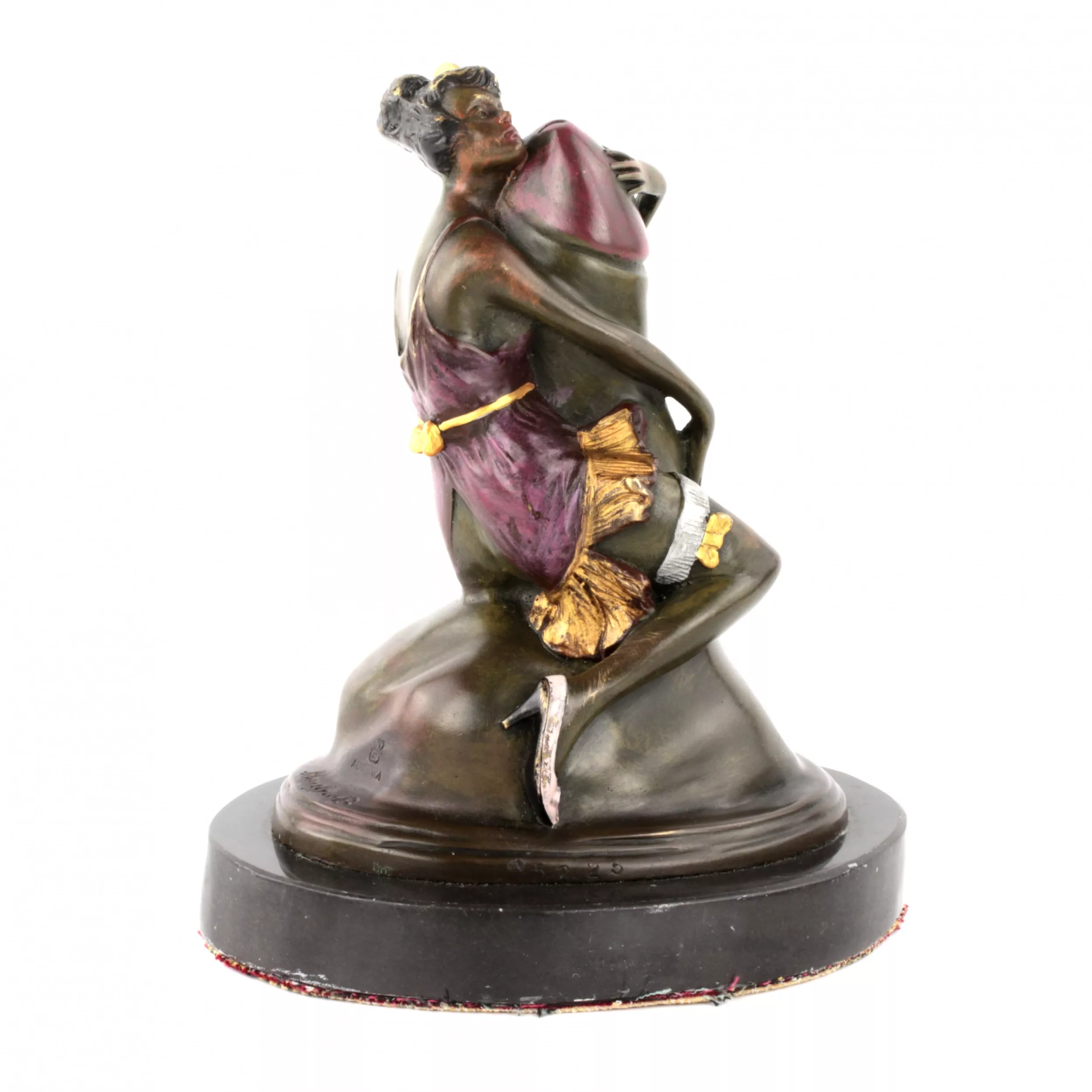 Sculpture erotique en bronze. 