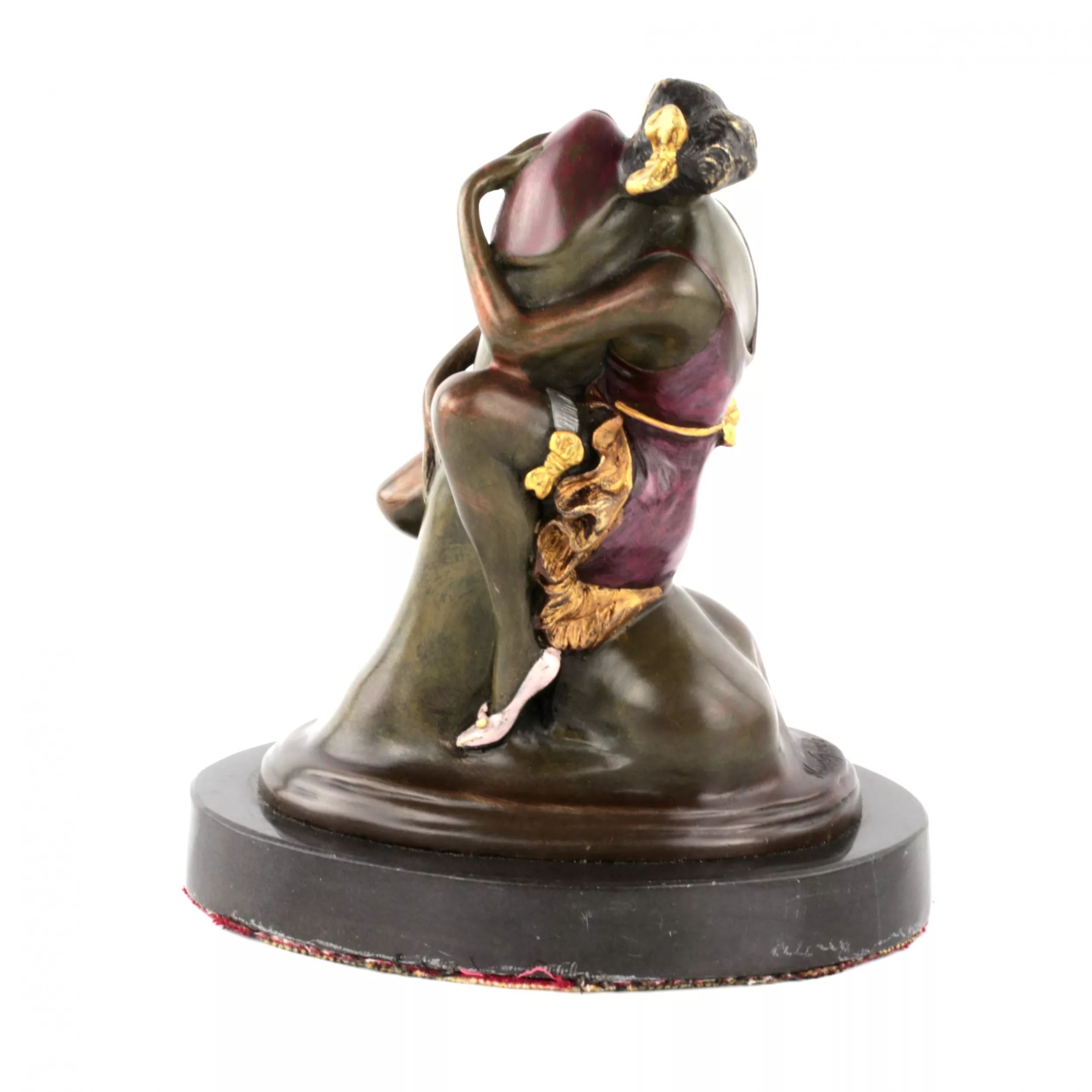 Sculpture erotique en bronze. 