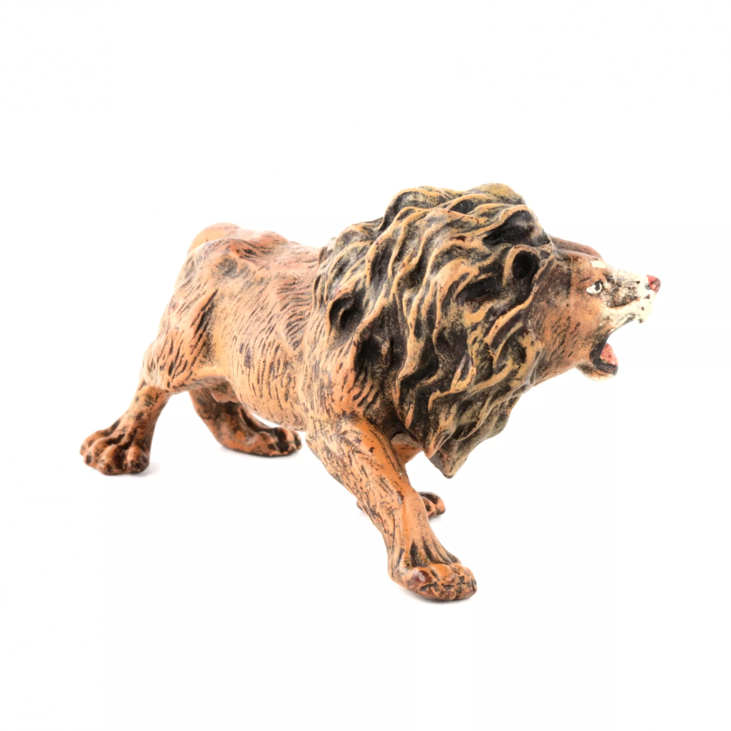 Miniature en bronze de Vienne Lion, usines Bergman. 
