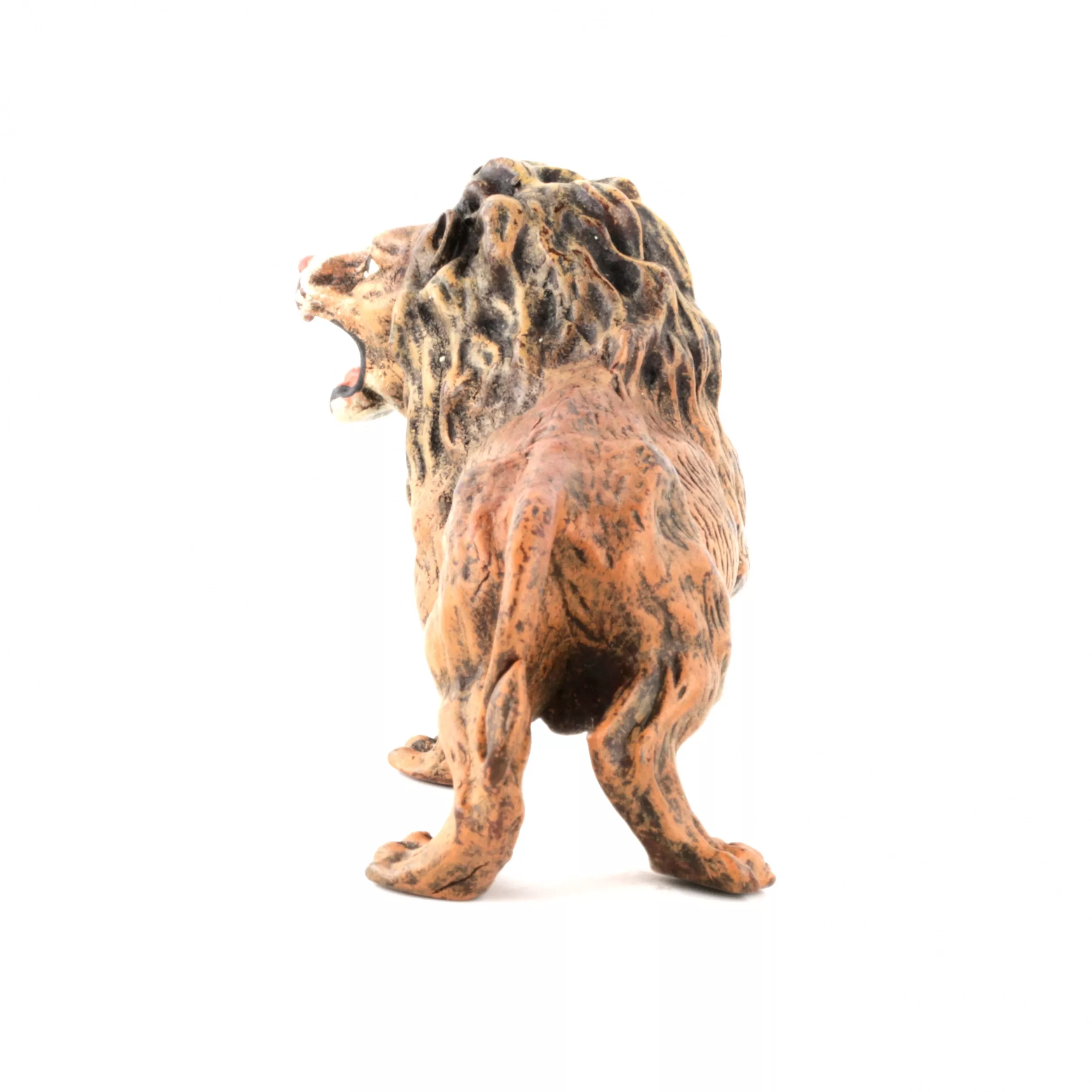 Miniature en bronze de Vienne Lion, usines Bergman. 