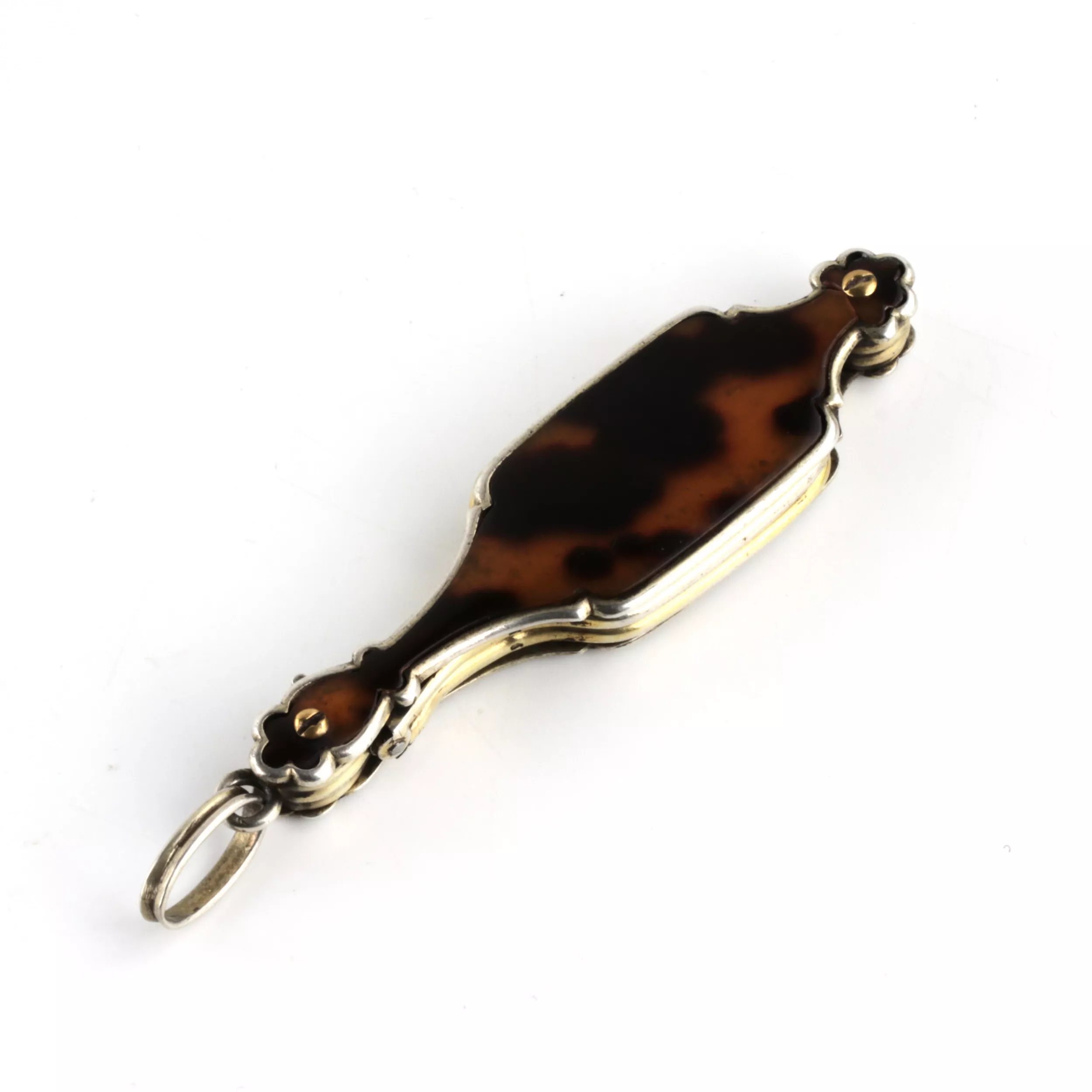 Lorgnette pliable en ecaille de tortue. 