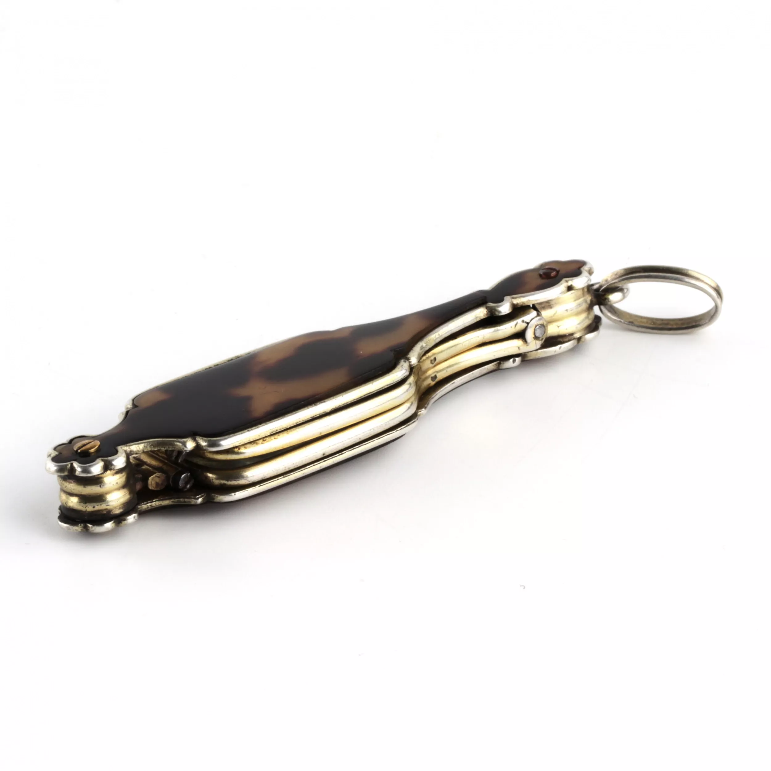 Lorgnette pliable en ecaille de tortue. 