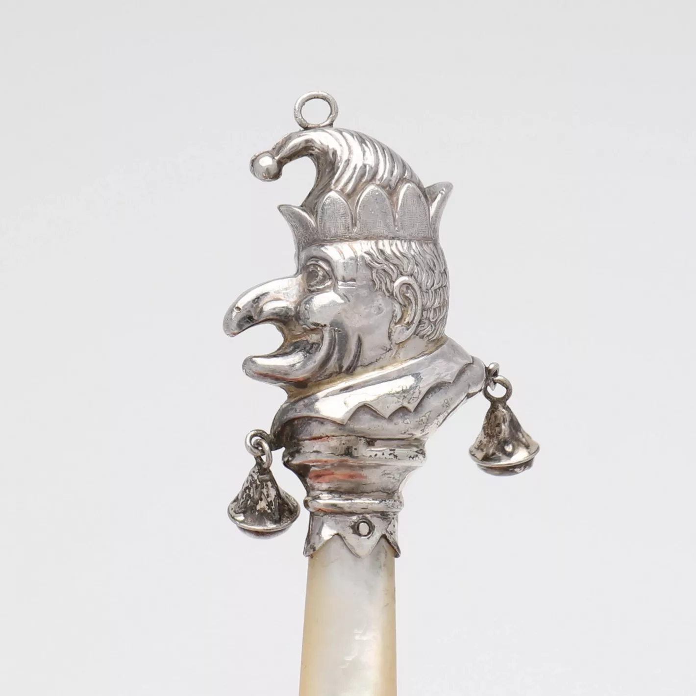 Hochet anglais en argent 