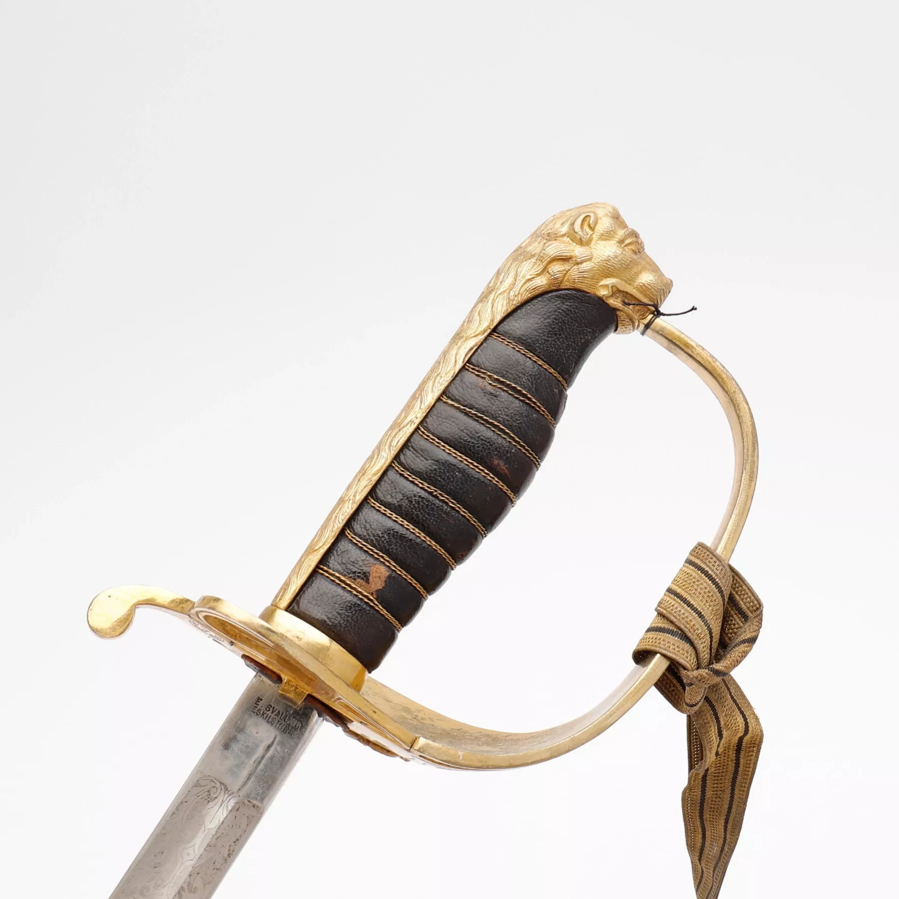 SABRE D`OFFICIER DE LA MARINE SUÉDOISE. MODÈLE 1876