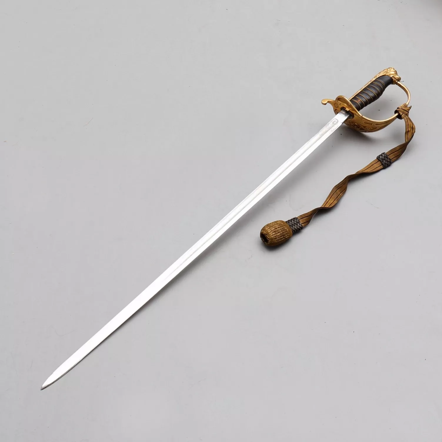 SABRE D`OFFICIER DE LA MARINE SUÉDOISE. MODÈLE 1876