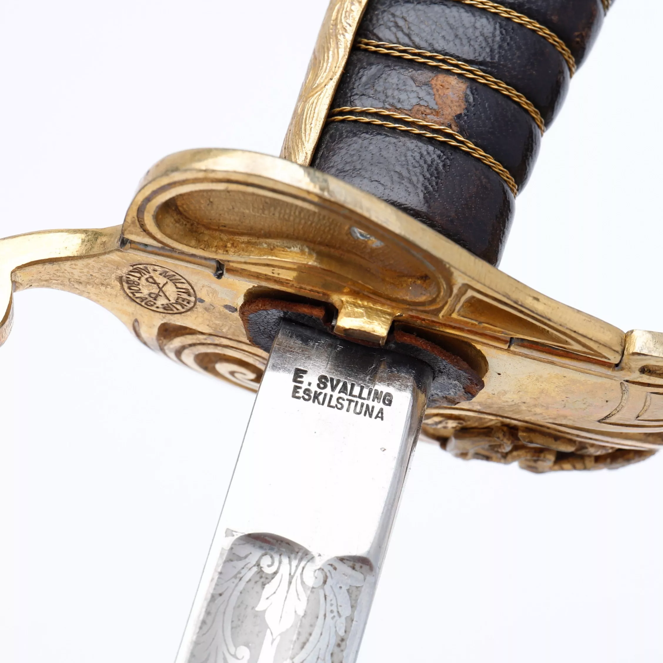 SABRE D`OFFICIER DE LA MARINE SUÉDOISE. MODÈLE 1876