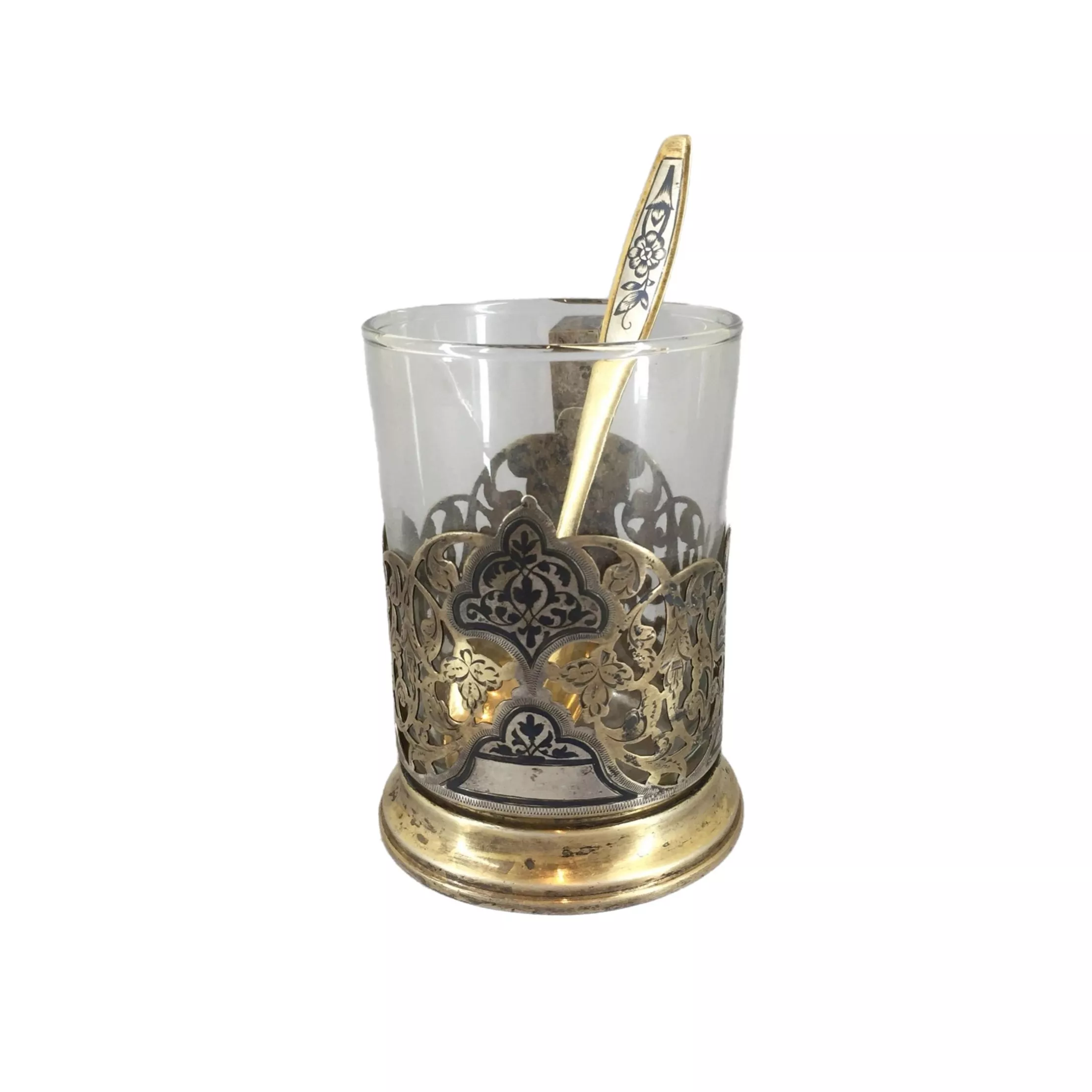 Silver cup holder 