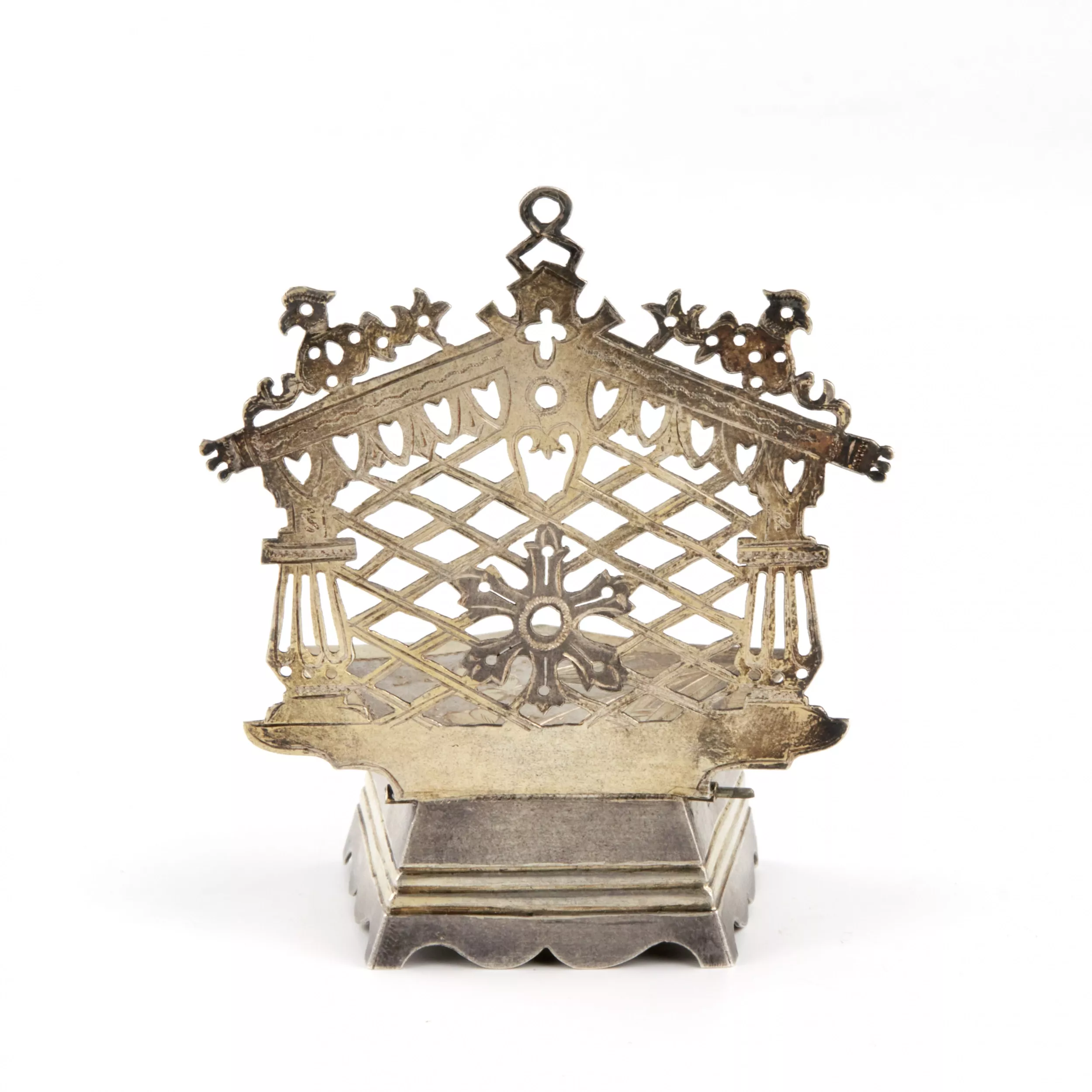 Silver salt shaker throne in the Russian style. Kostroma. 1899 - 1908. 